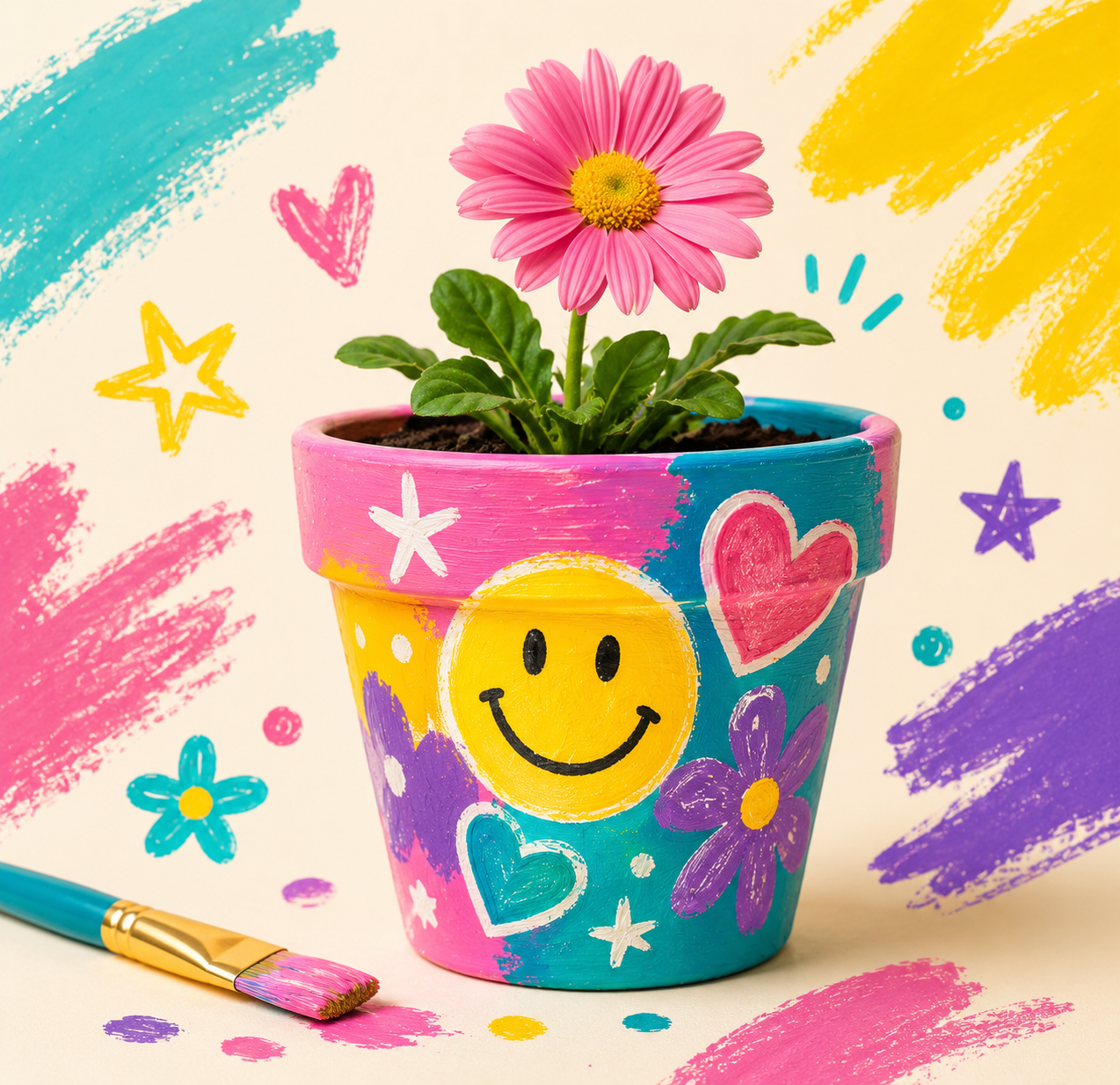 Paint and Pot a Plant: 18th July