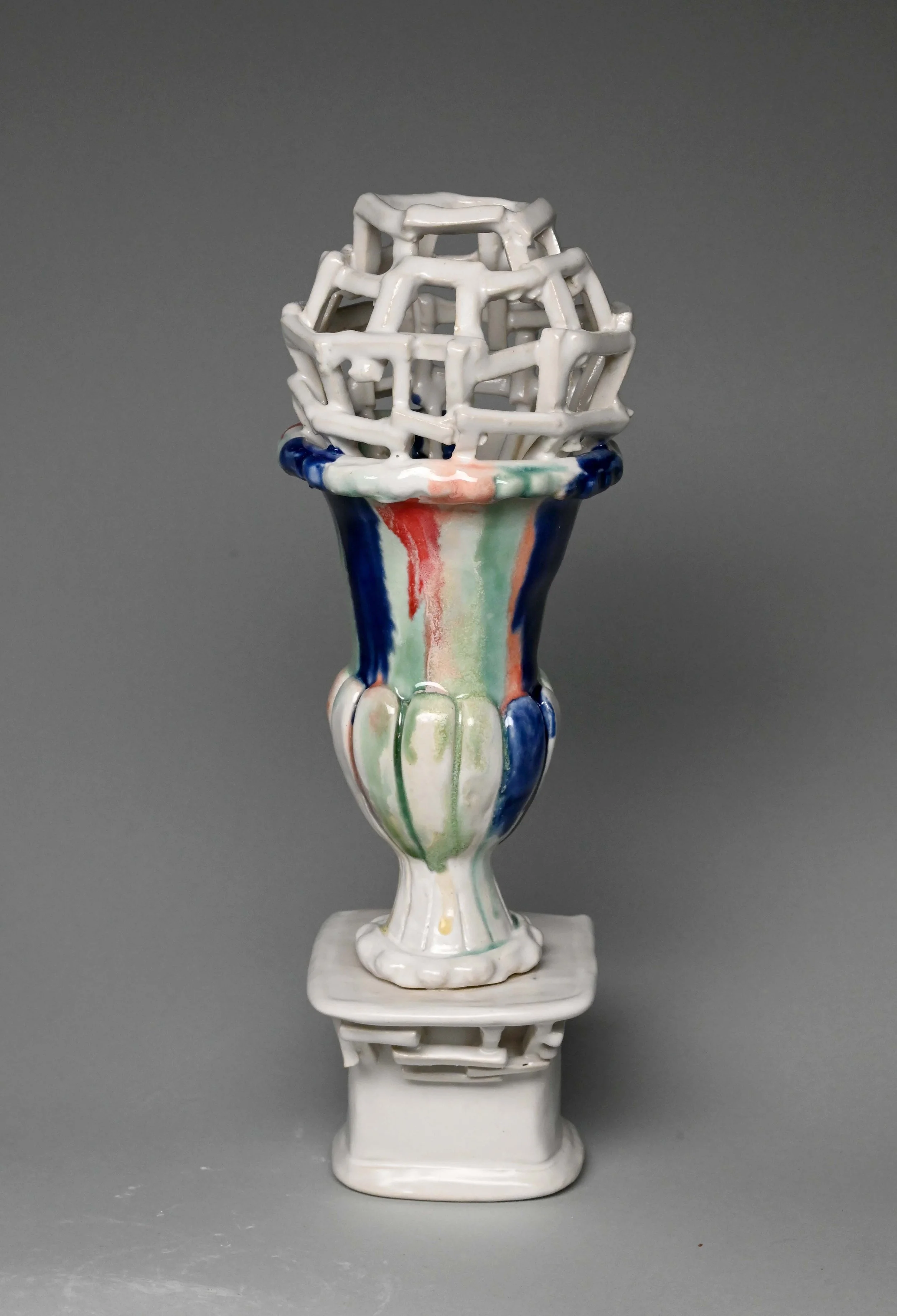 Petite Topiary with Bones and Drips