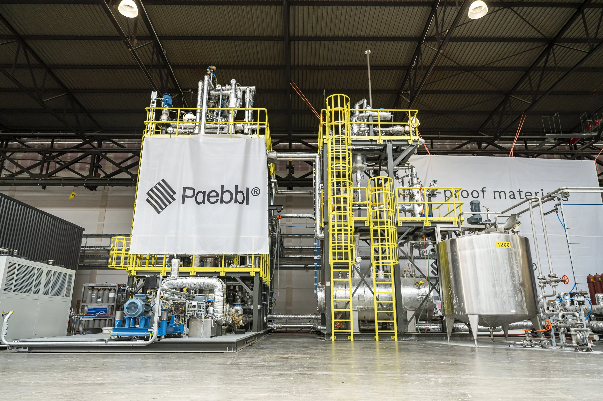 Industriële installatie. Start up. Bedrijf. Fabriek. Zakelijke fotografie.
