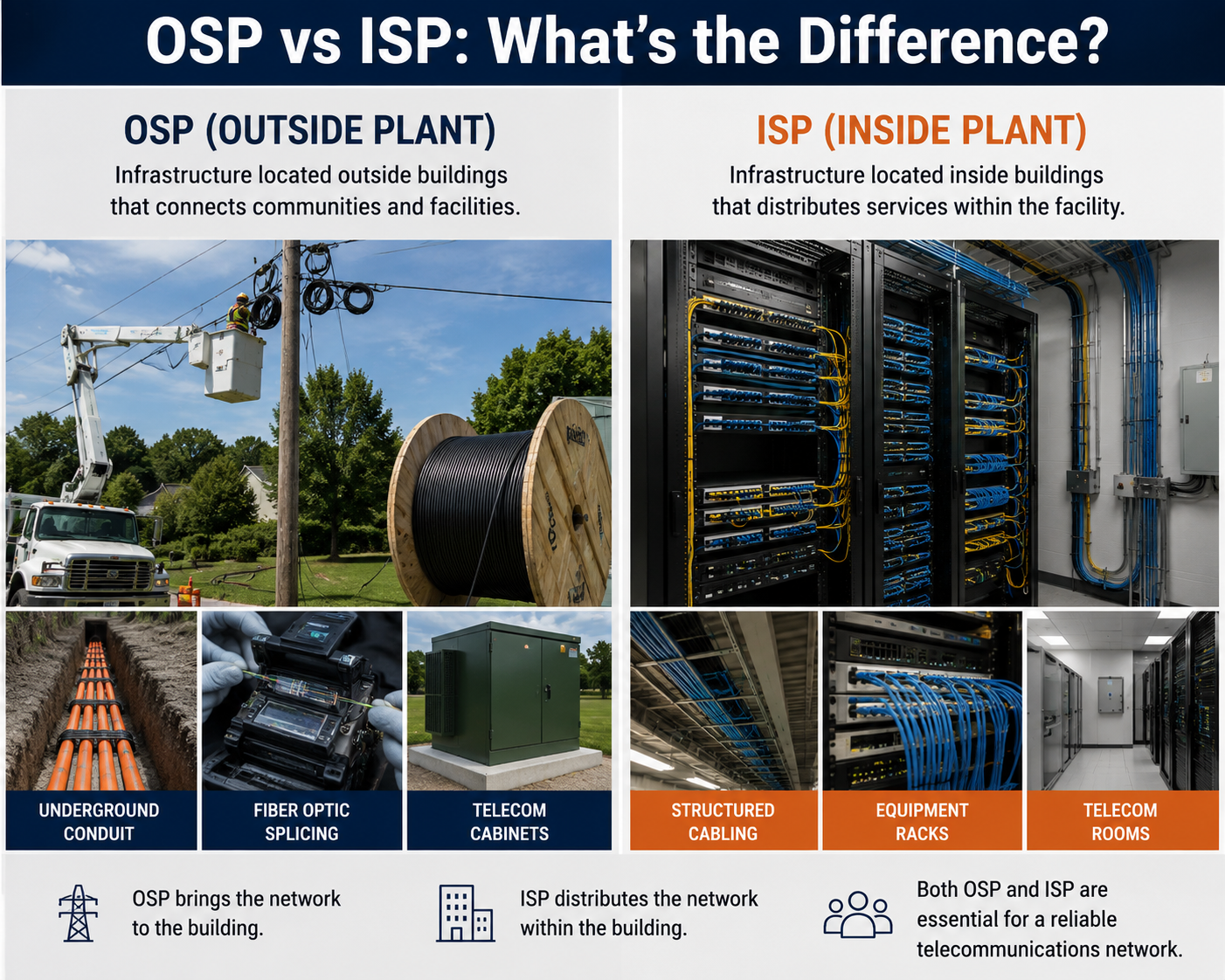 OSP vs ISP: What's the Difference?