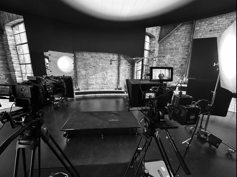 On stage for virtual production in Toronto