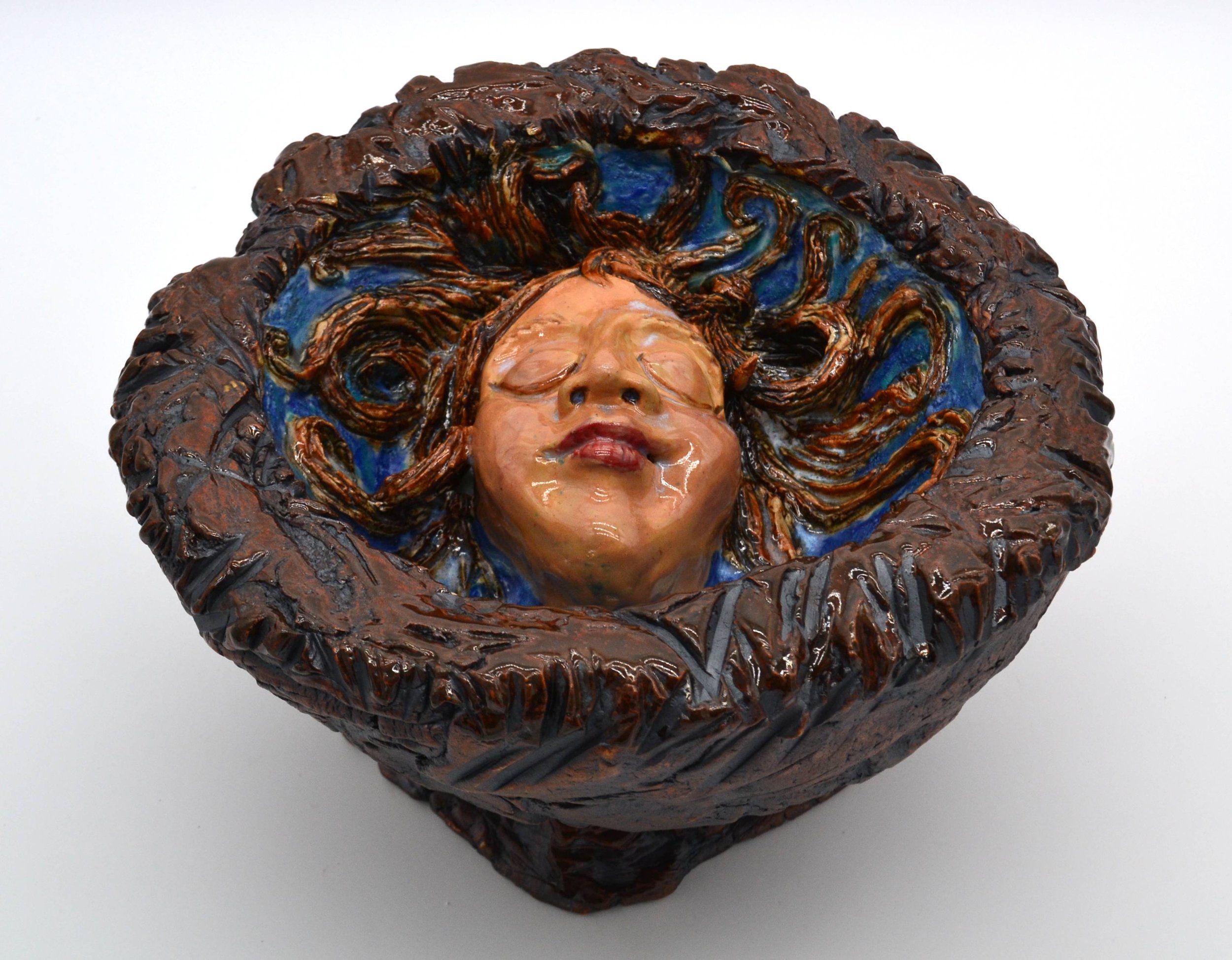 Sometimes I feel Like I'm Underwater
Cone 6 Stoneware
Electric Kiln Fired
