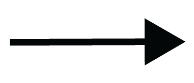 Black arrow pointing to the right on a black background.