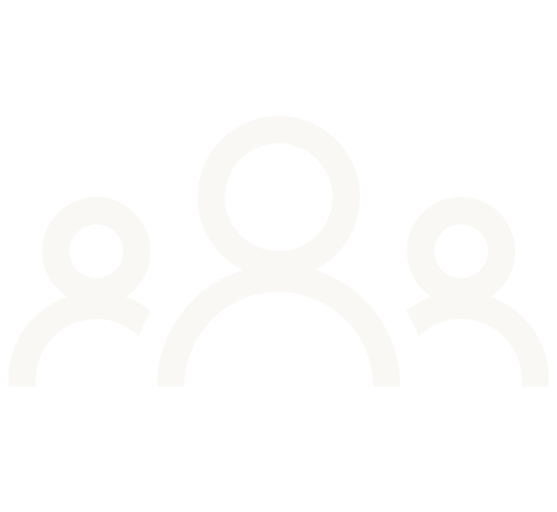 Icon of three people representing a group or community