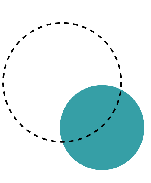 Diagram showing an arrow from a circle to a pressure gauge, with a dotted line representing a path from the gauge to a container labeled 'fluid' and a ball illustrating pressure applied to the fluid.