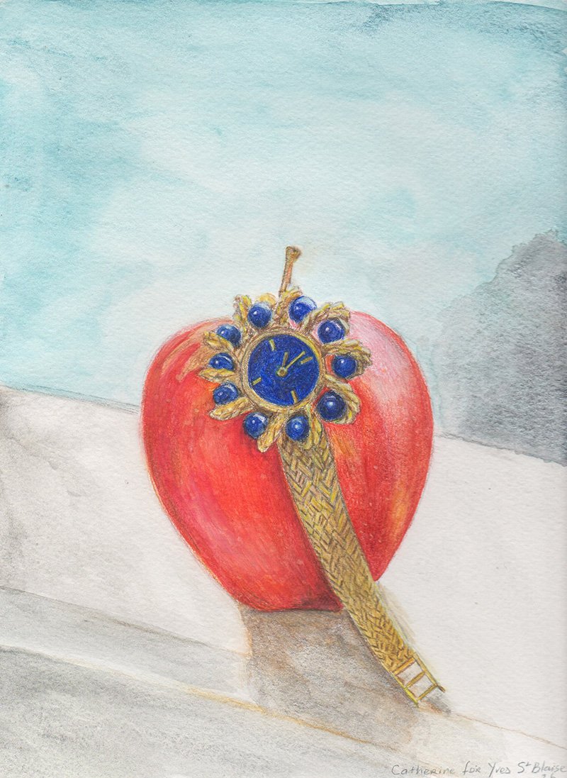 Catherine for Yves Saint-Blaise