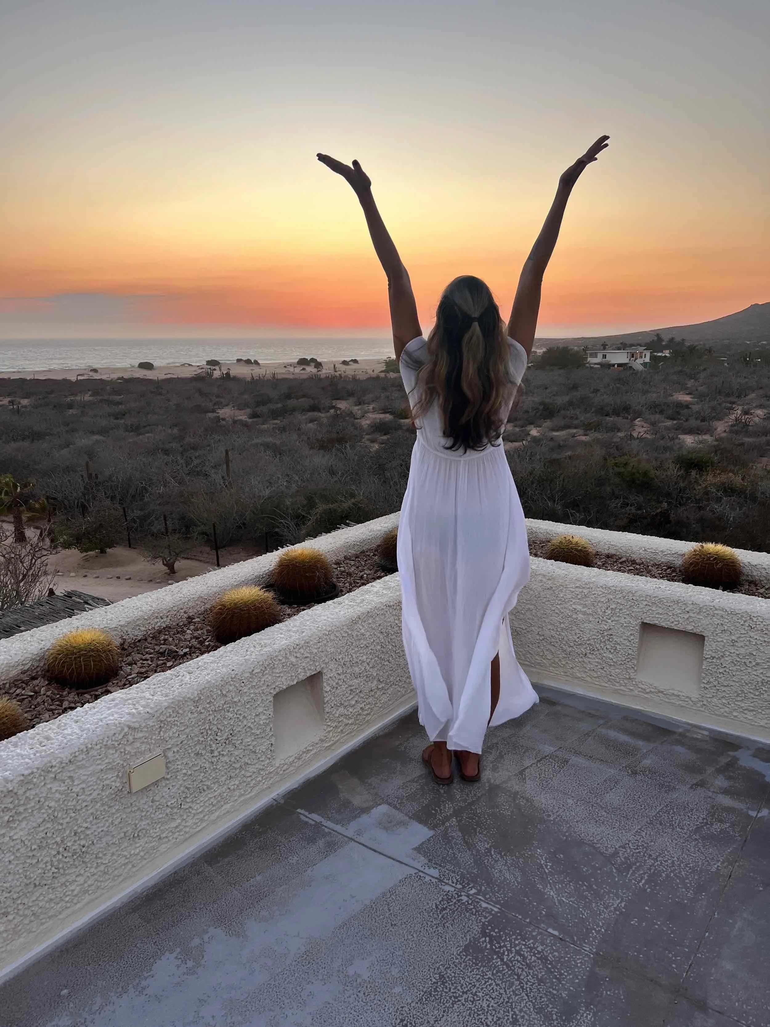 Steph Chee in a Greek island