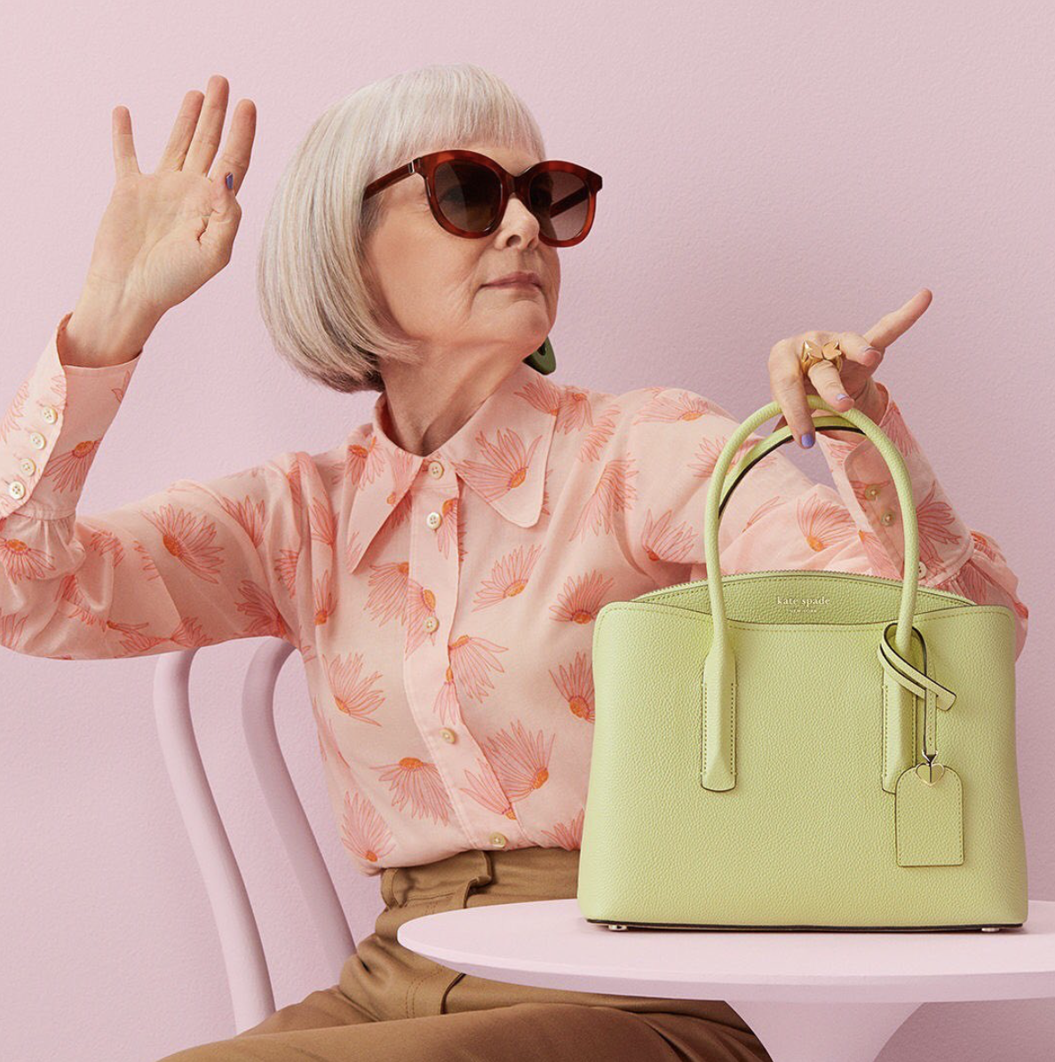 Hair & Makeup on Accidental Icon for Kate Spade