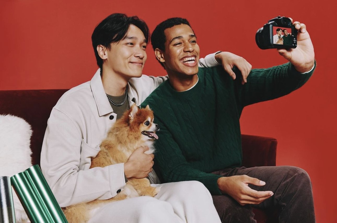 Male Grooming for Canon Christmas Campaign 
