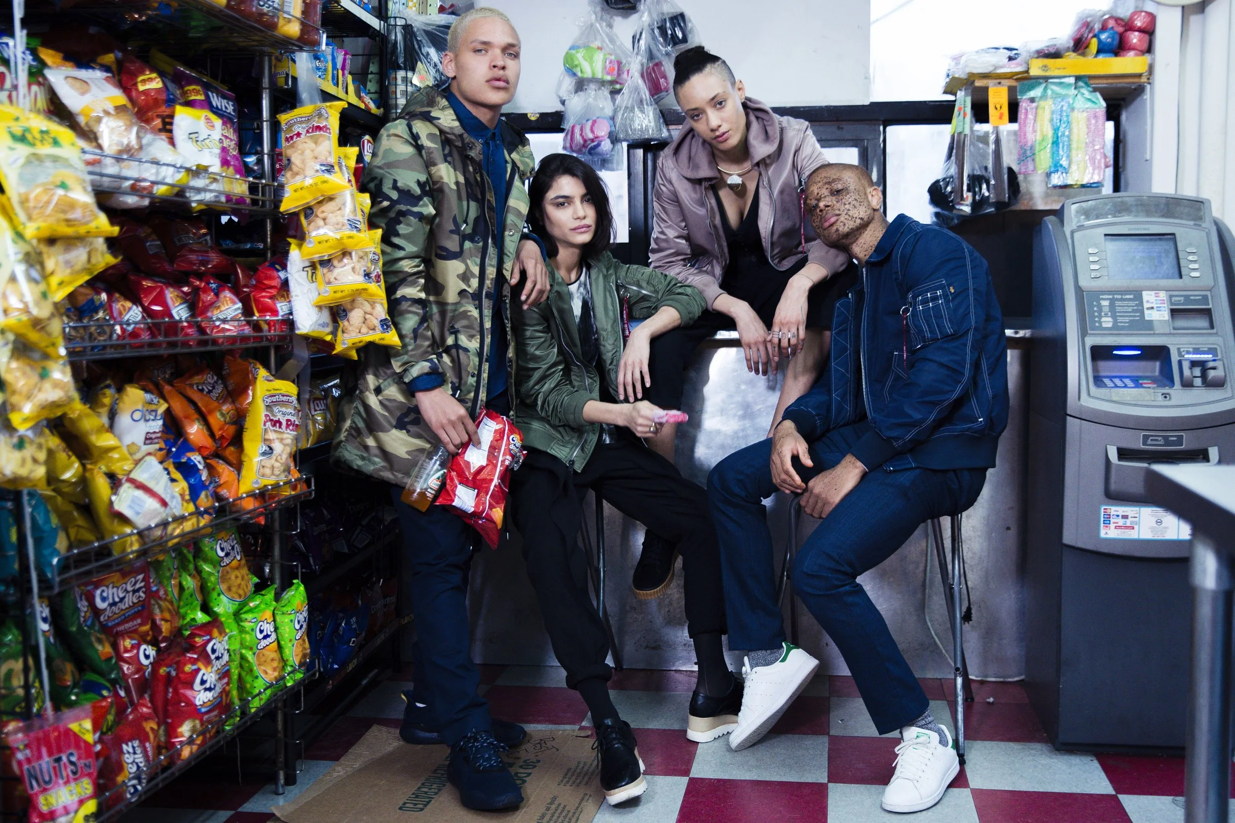 Hair, Makeup and Male Grooming for Alpha Industries