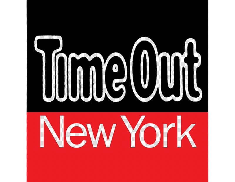 Time Out New York logo with black, white, and red design.