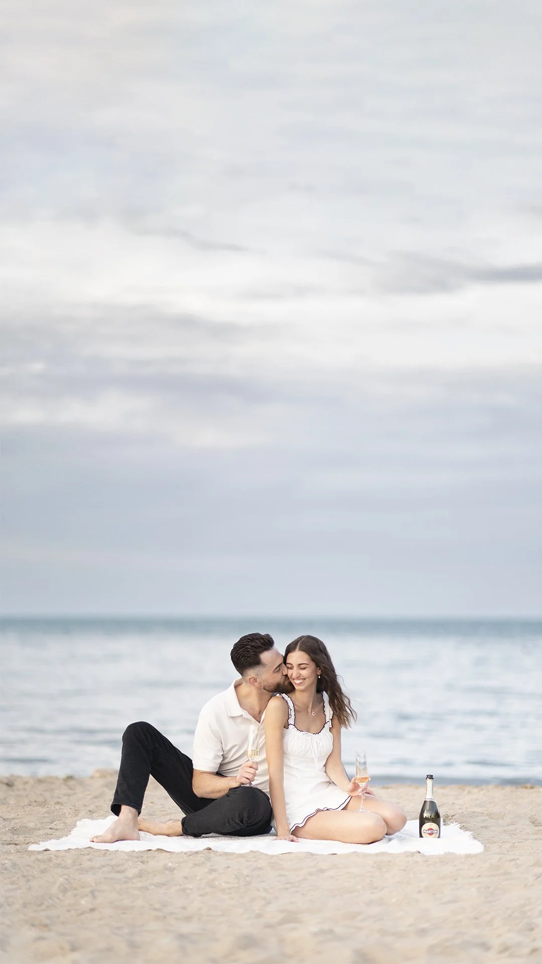 Lakeshore Beach Engagement Session