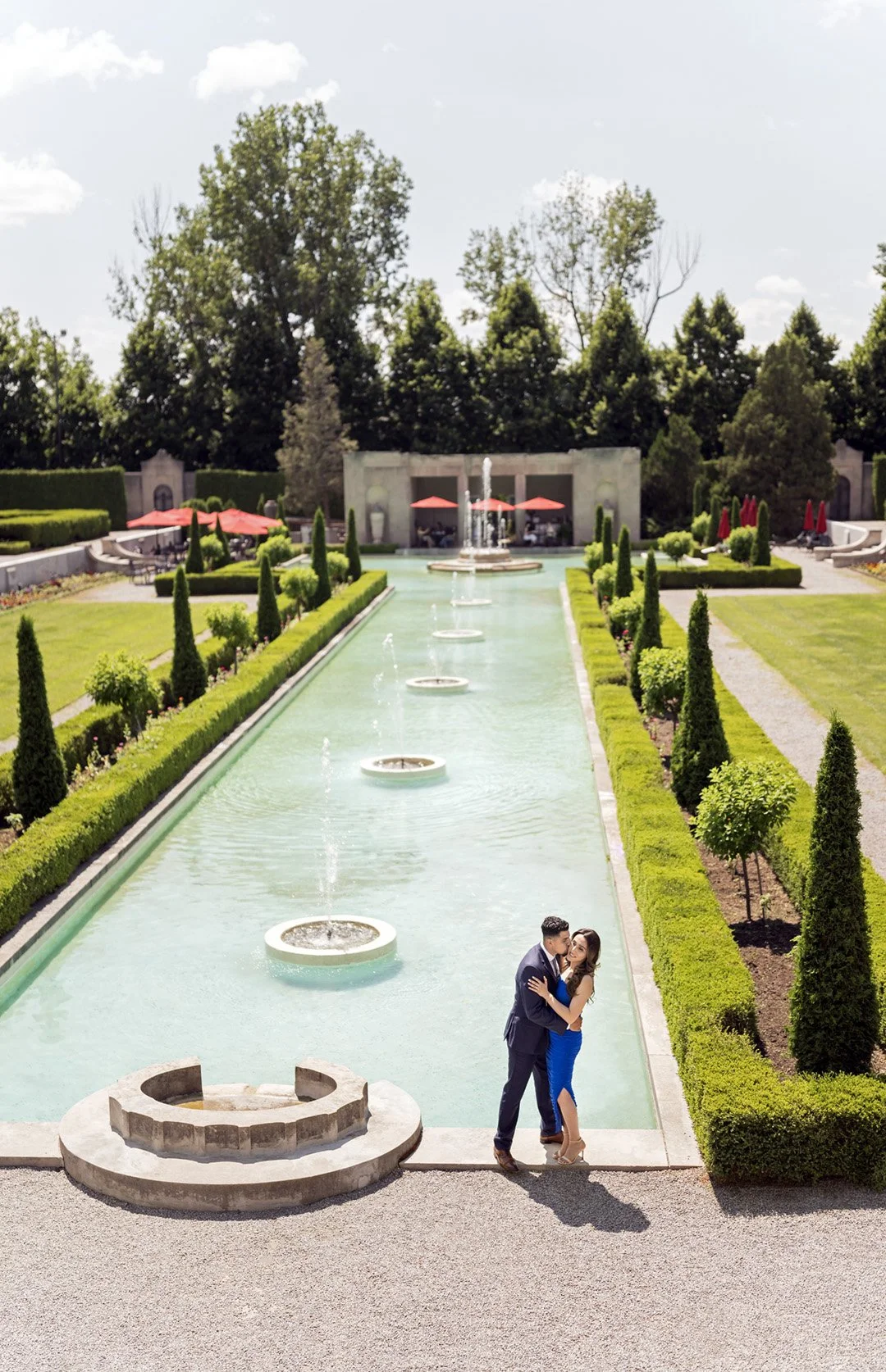 Parkwood Estate Fountains Area Engagement Session