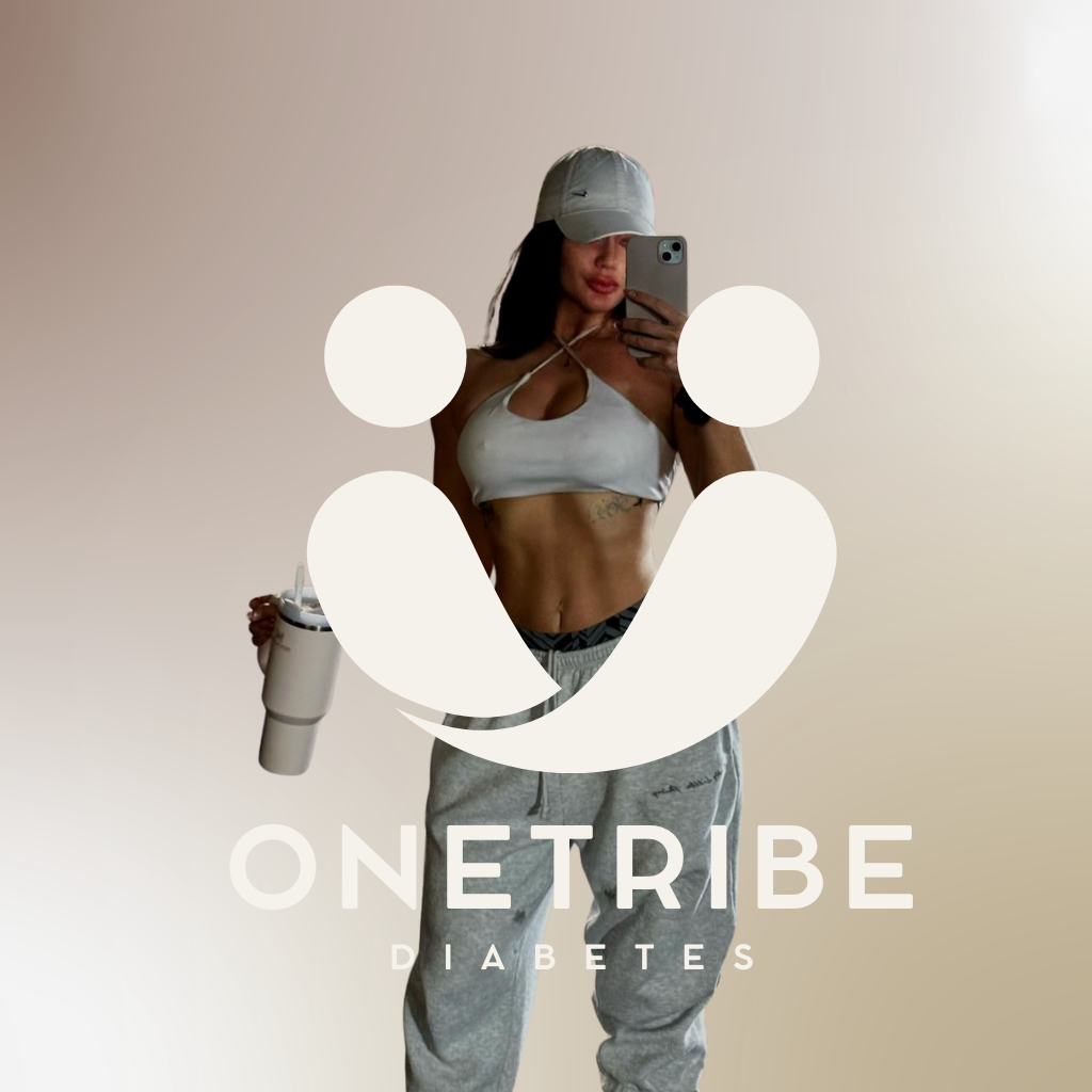 Talia from ONETRIBE in athletic wear representing Type 1 diabetes fitness lifestyle, confidence and community empowerment