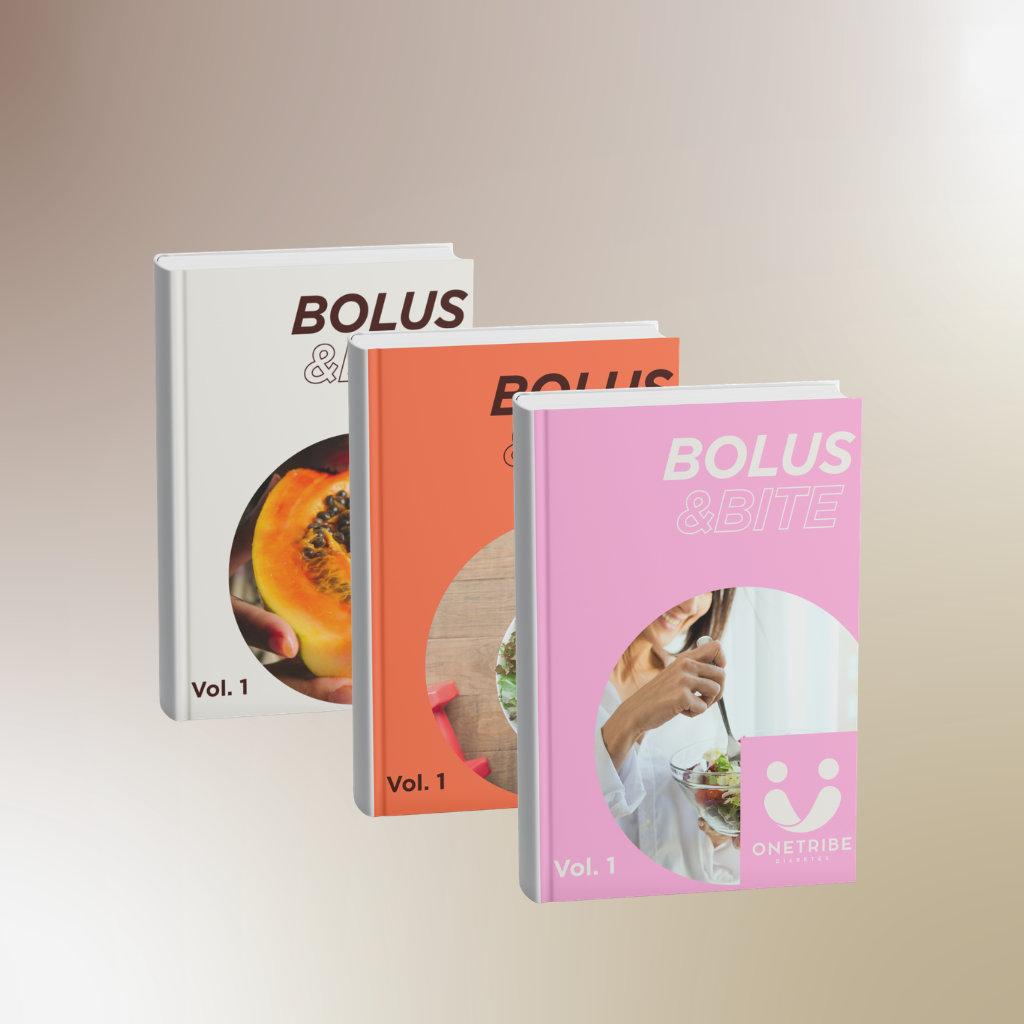 ONETRIBE Bolus and Bite digital recipe books designed to support Type 1 diabetes nutrition, food awareness and lifestyle education