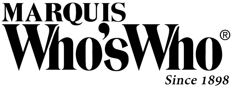 Logo for Marquis Who's Who featuring the company's name in stylized black font.