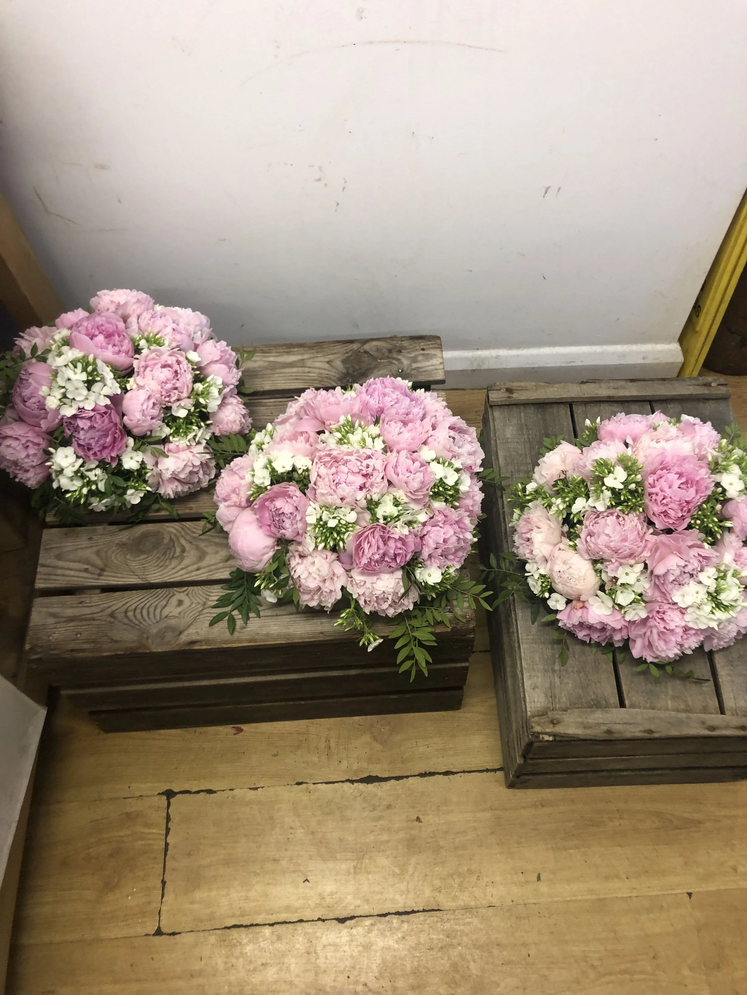 Peony Phlox Table Arrangement