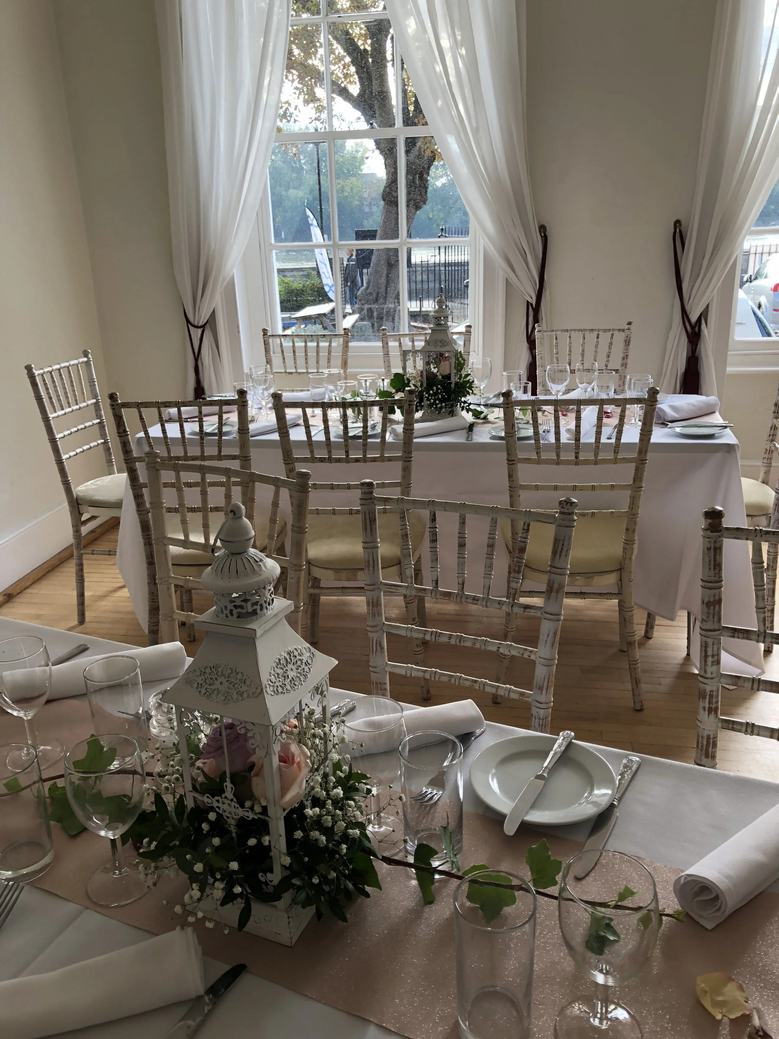 Floral Lantern Arrangement