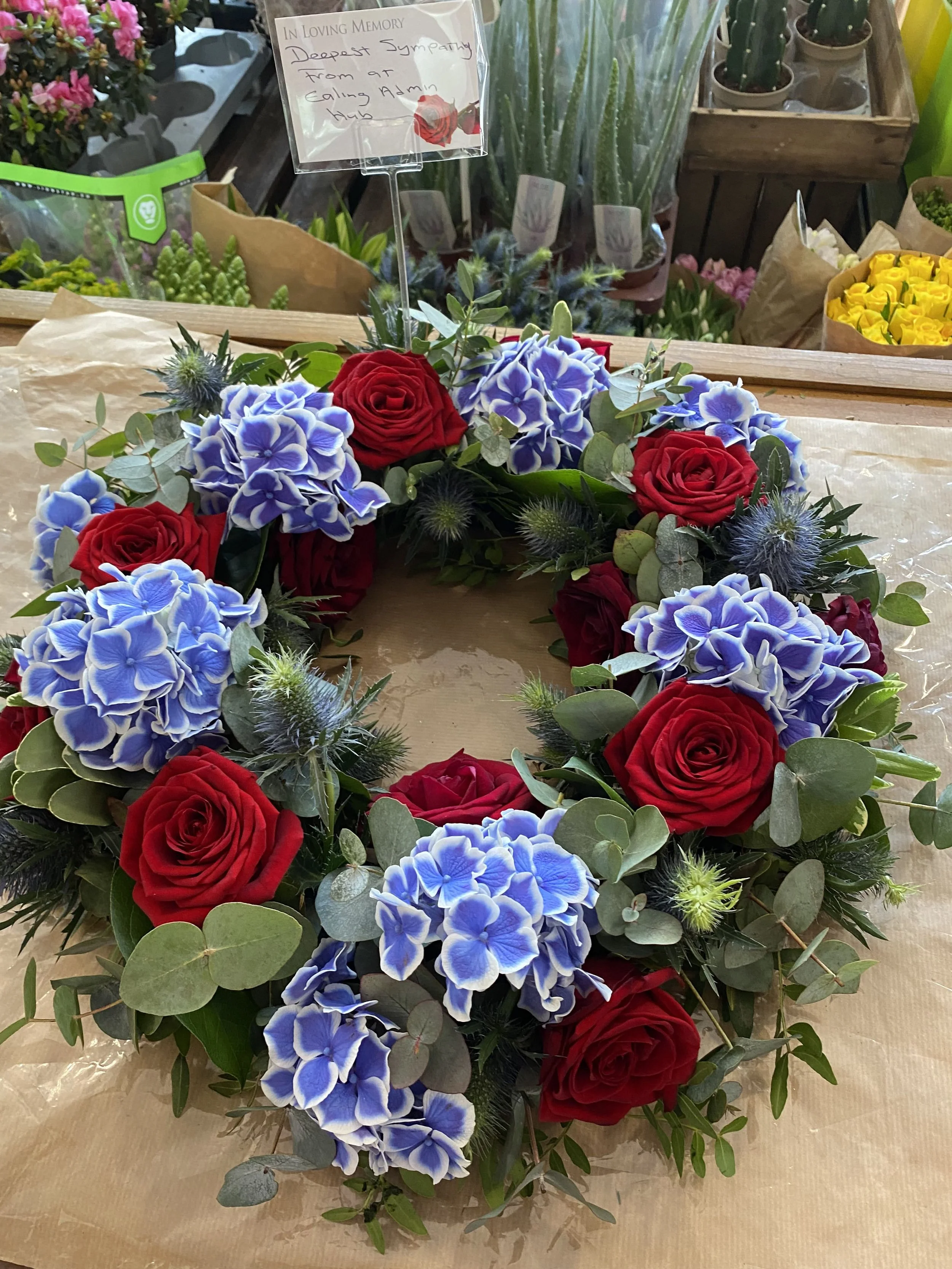 Hydrangea Wreath