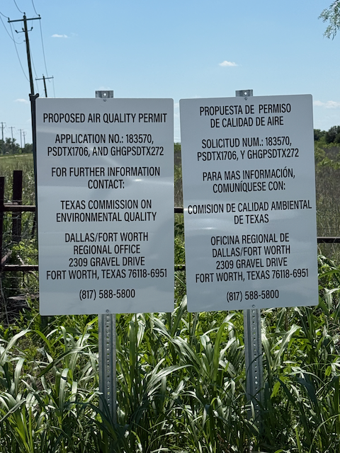 ACTION NEEDED: Comment on TCEQ Air Quality Permit by MAY 7TH!