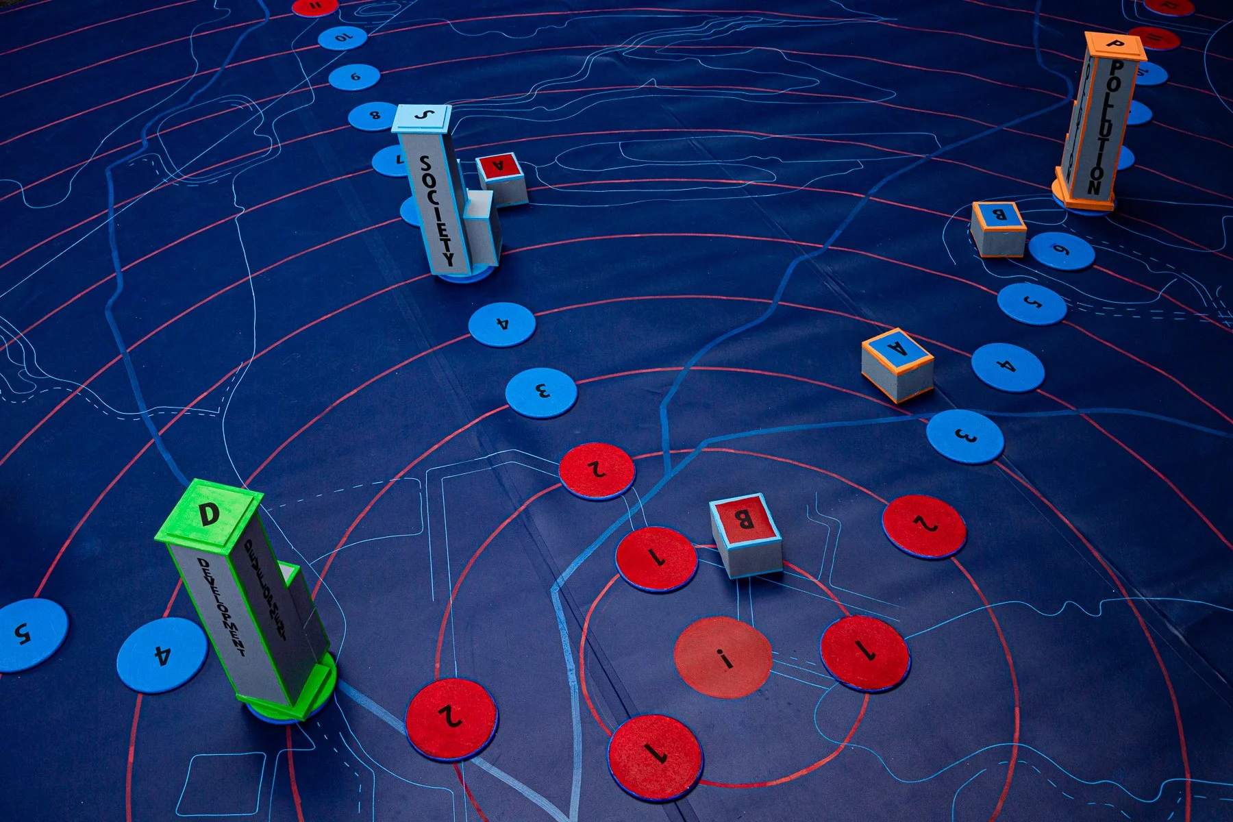 The set of The Assembly at Nocturne: Art at Night