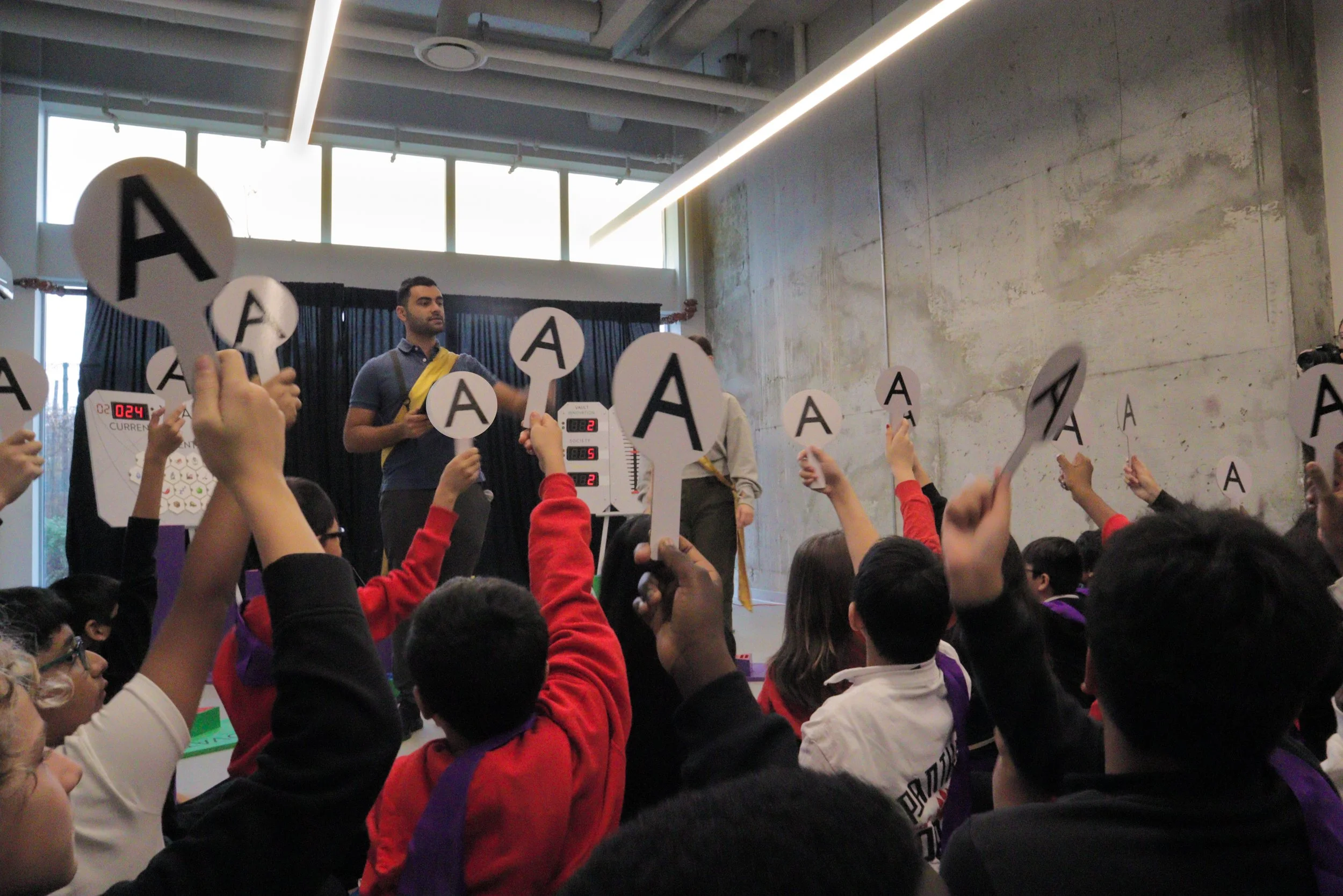 Photo from The Assembly's 2026 Toronto school tour