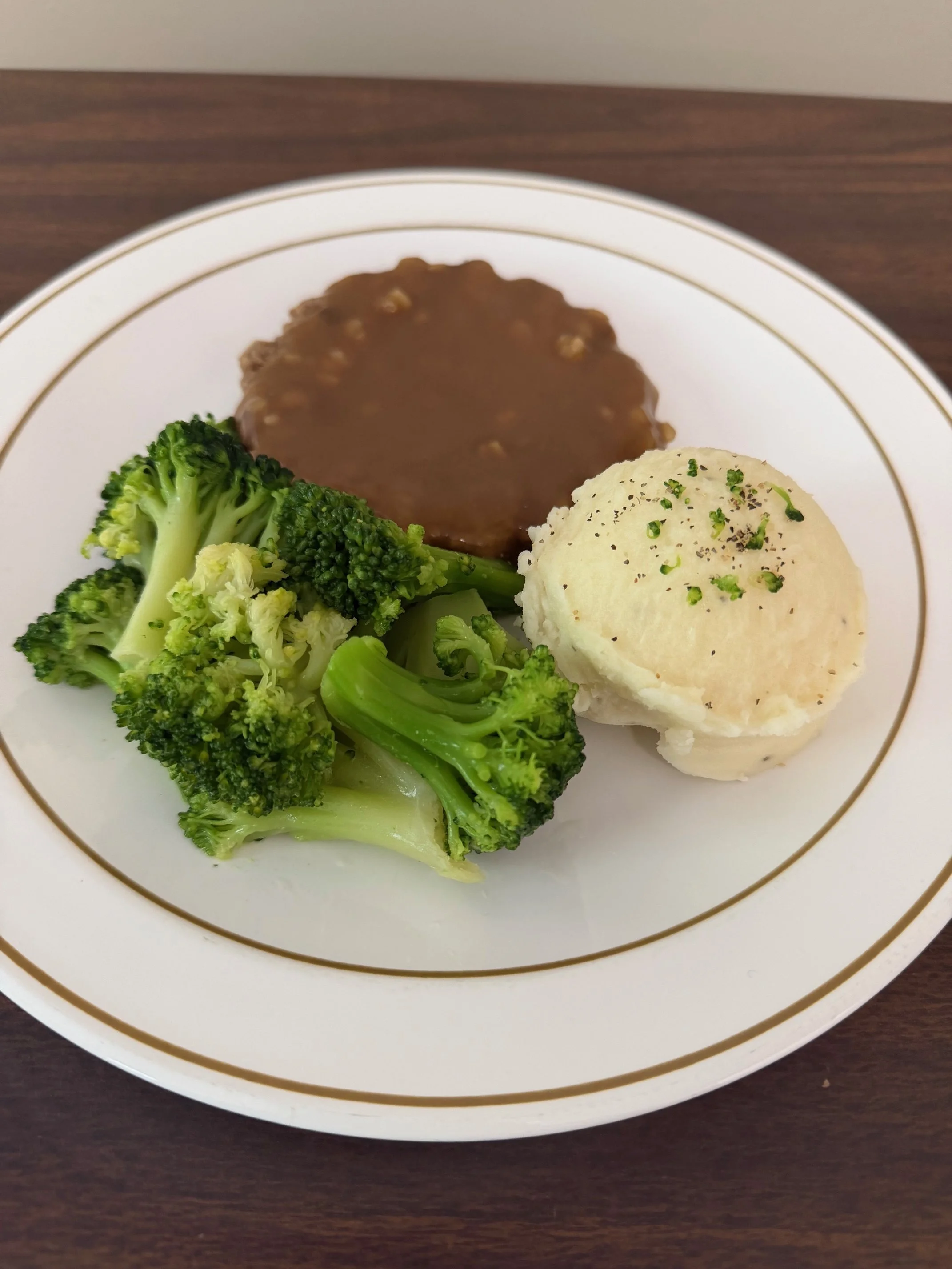 Beef Patty w/ Onion Gravy