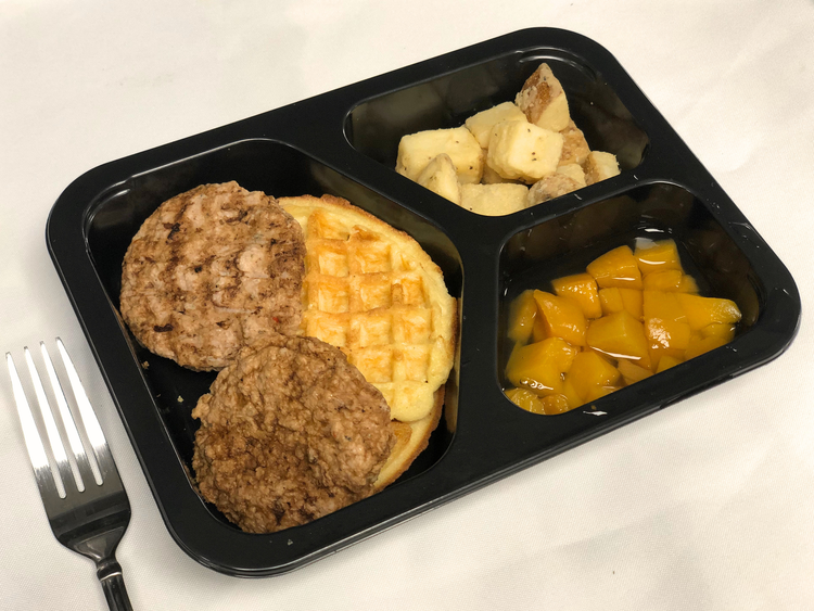 Waffles & Turkey Sausage Patties