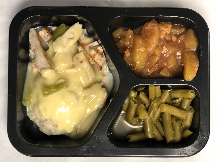 Grilled Chicken Strips w/ Mashed Potatoes & Gravy