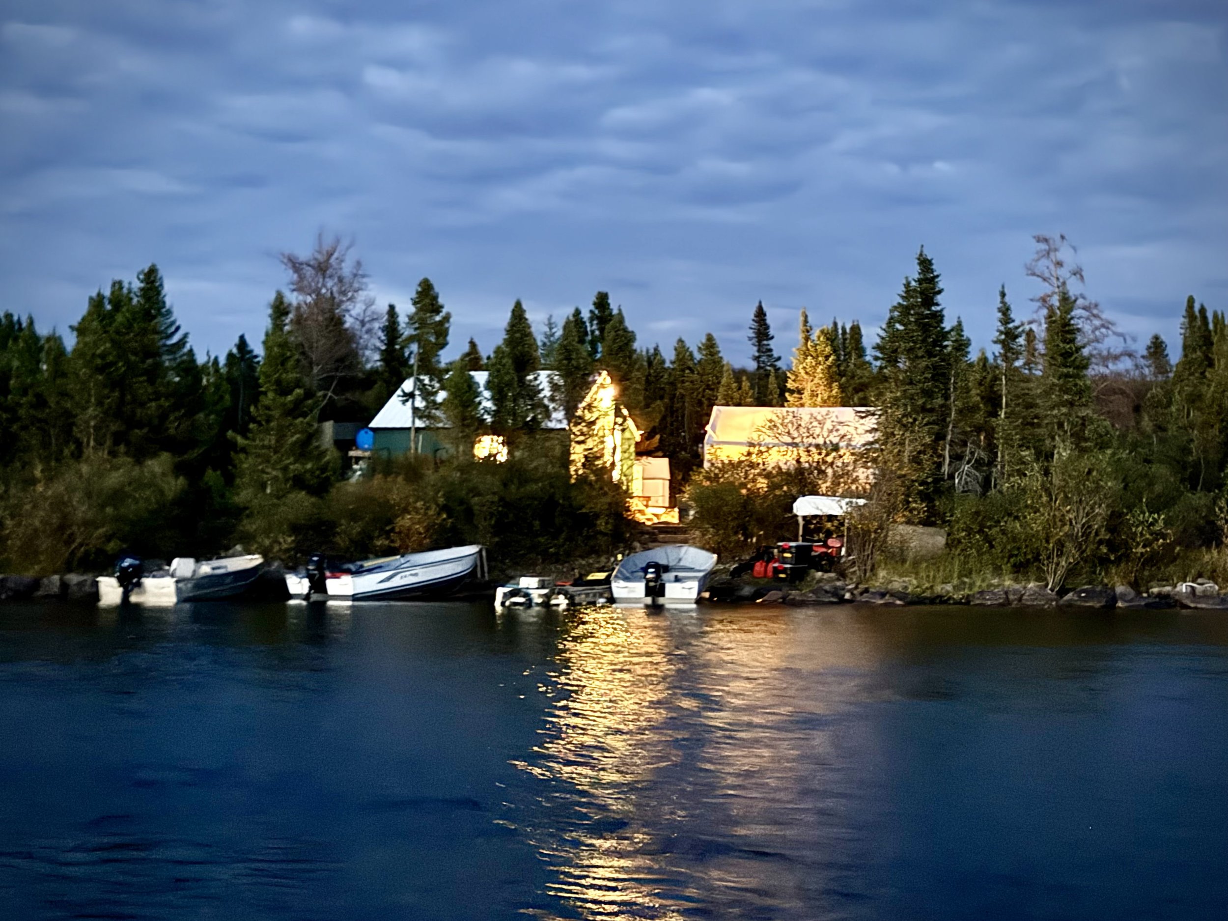 Camp At Dusk