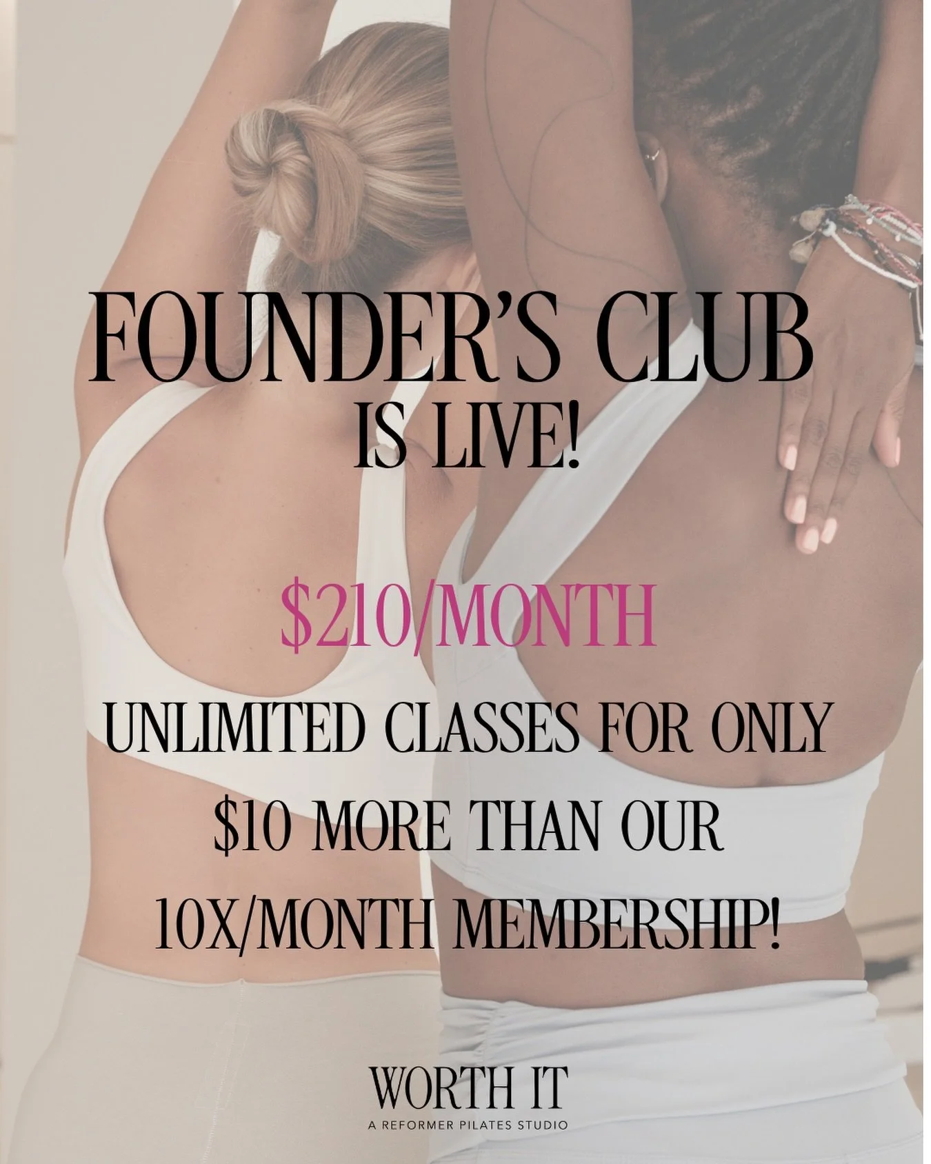 limited spots remaining! $10 more to come everyday? count us in!!! 🤍
