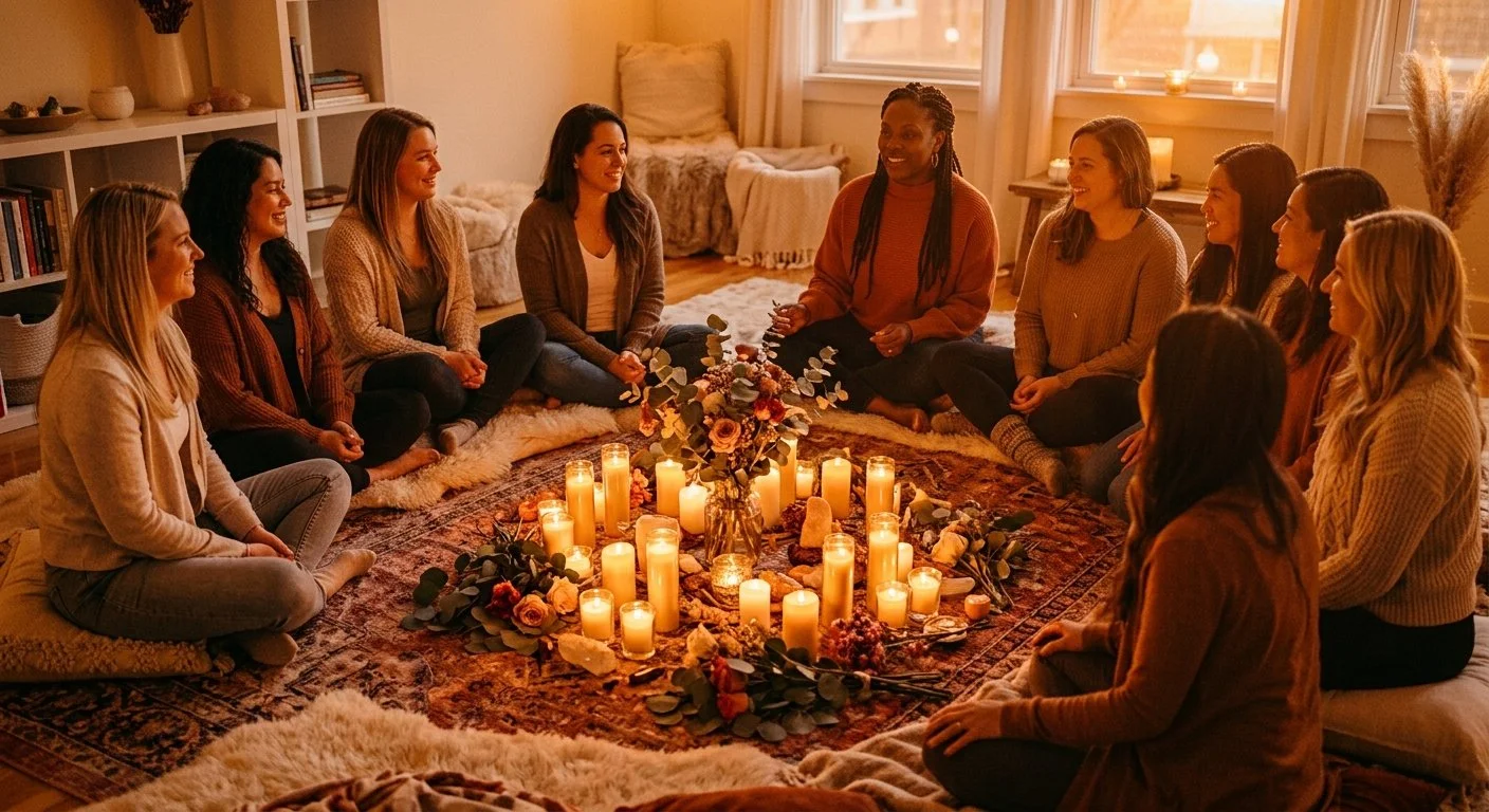 women in circle