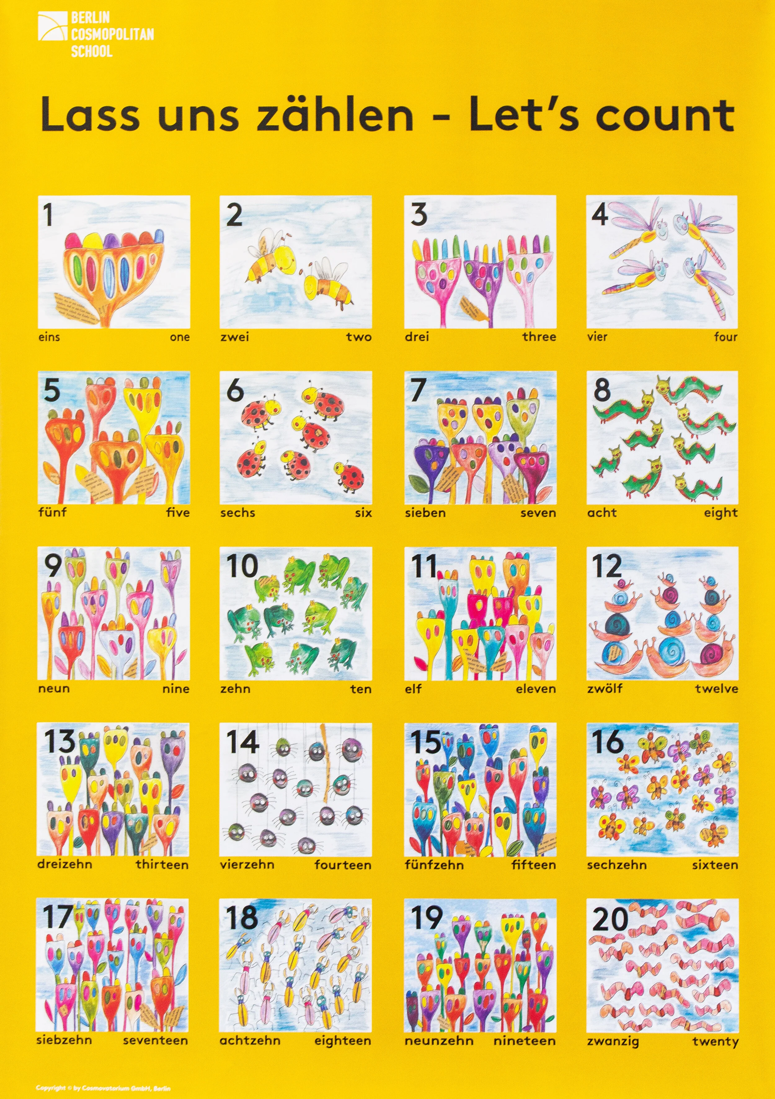 Bilinguales Matheposter