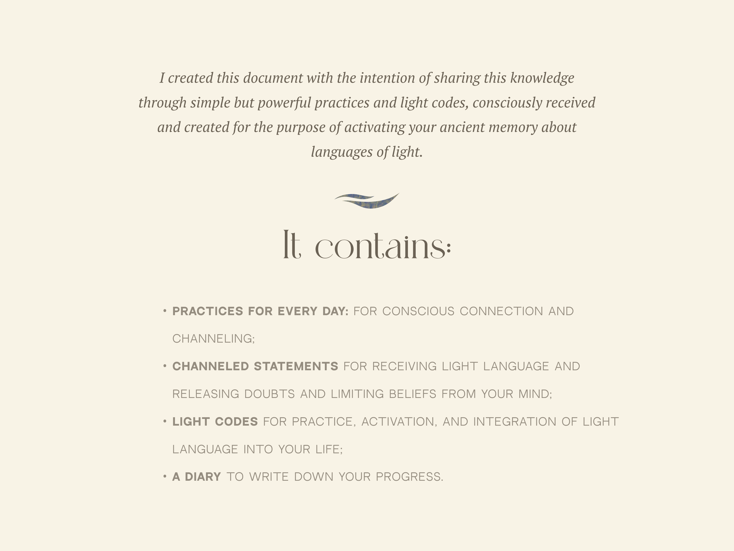   Light Language Manual by ELĒA — channeled guide to learning, understanding, and practicing light language  