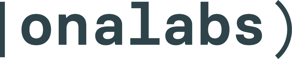 Logo of onalabs in black text with teal accent line.