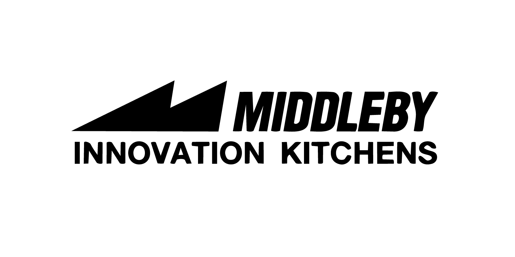Logo for Middleby Innovation Kitchens featuring stylized black graphic and bold black text.