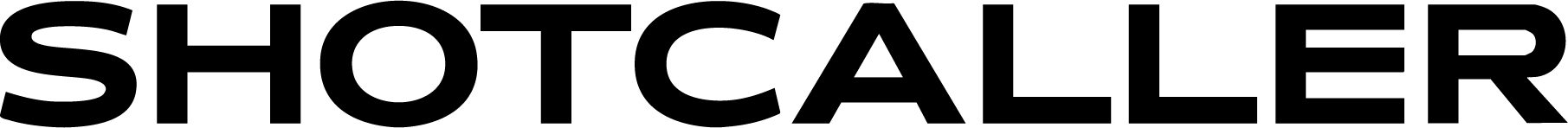 Bold, black text spelling 'SHOTCALLER'