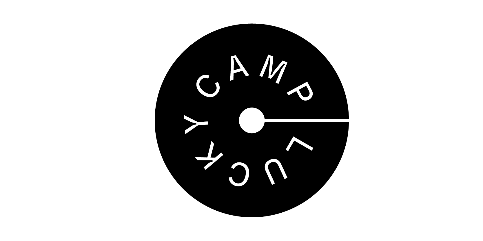 A logo of the organization Camp Lucky.
