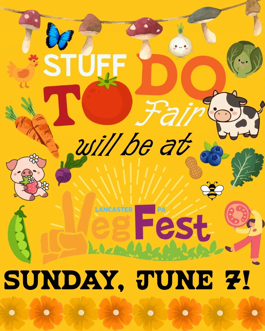 THE STUFF TO DO FAIR WILL HAVE A TABLE AT @pavegfest on Sunday, June 7! We&rsquo;ll be spreading the good word about the Go To Stuff agenda and hearing directly from you about the classes, clubs, hobbies, and activities you want to see in Lancaster! 