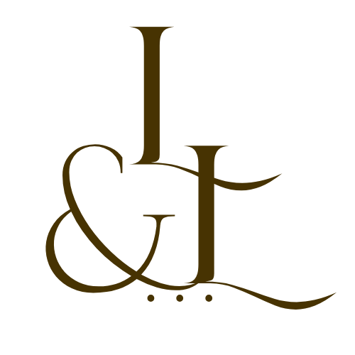 Line and ledger small logo that says L & L with three dots underneath