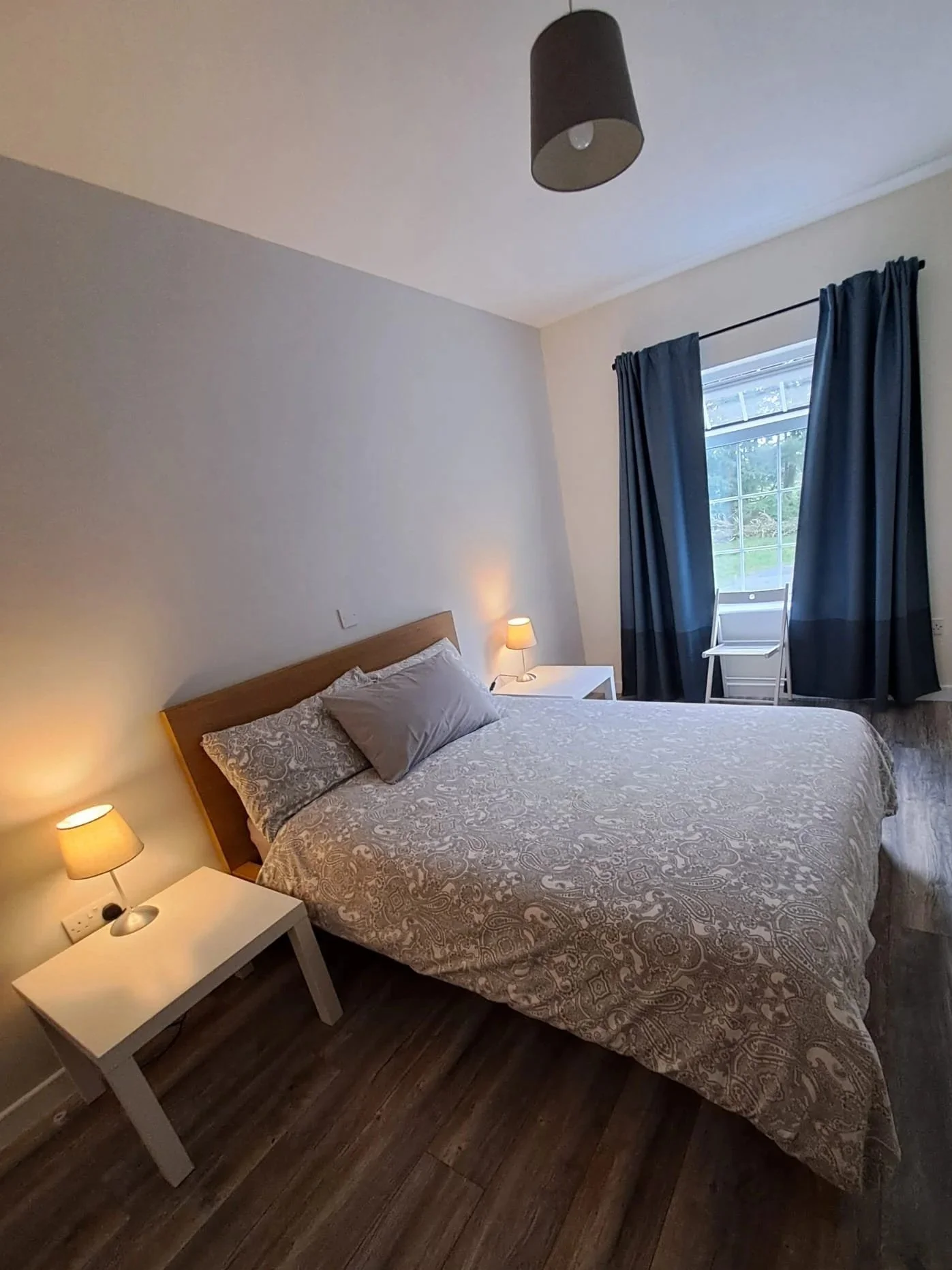 Double bedroom, Fishermans Lodge, Kilbeg Pier, Lough Corrib, Galway