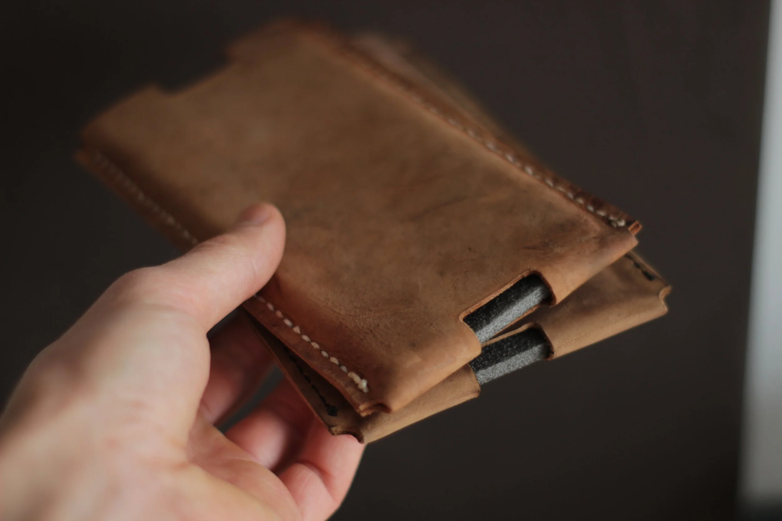 Phone case - Leather and Handmade