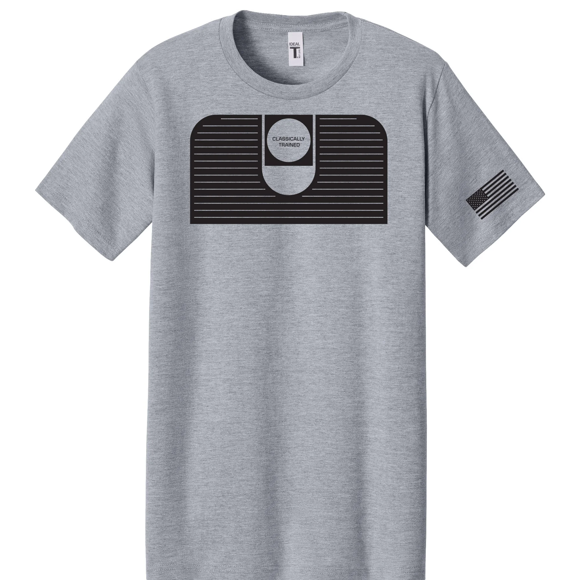 classically trained ar15 1911 pistol 2a second amendment genx gen x tshirt t shirt firearms guns iron sights pew pew-pew