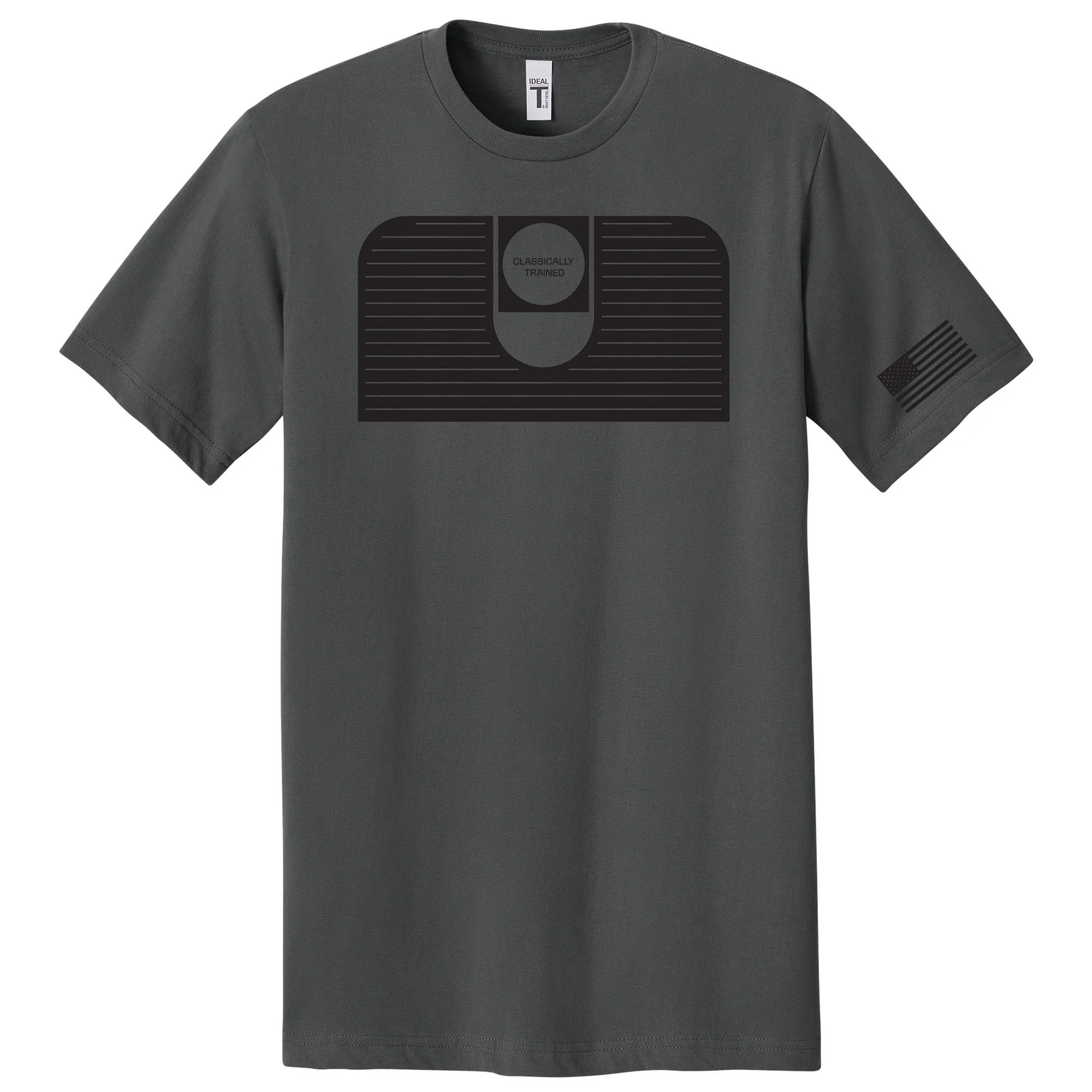 classically trained ar15 1911 pistol 2a second amendment genx gen x tshirt t shirt firearms guns iron sights pew pew-pew