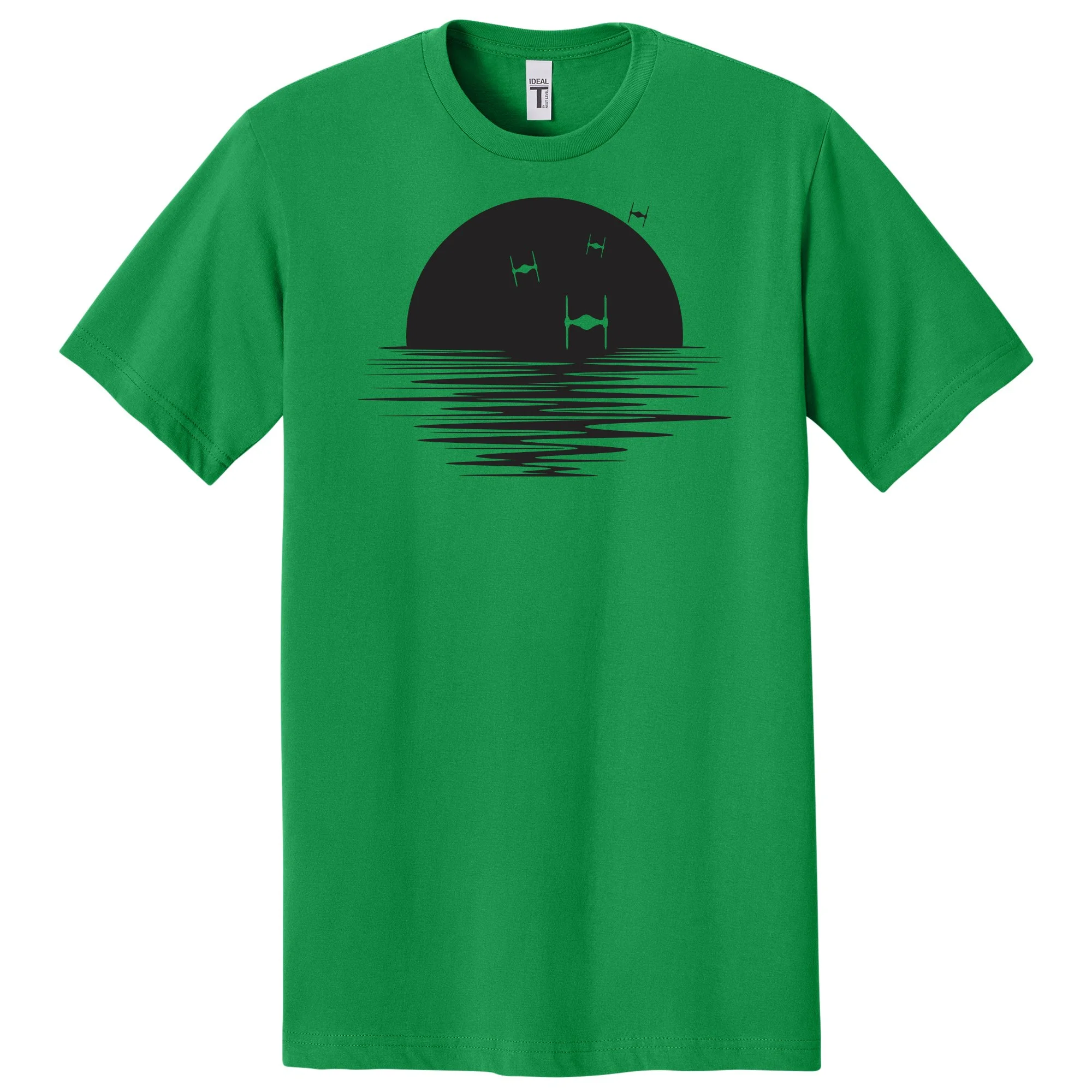 tie fighter Star Wars Sunset fun funny Nerd nerdy tshirt shirts science geeks