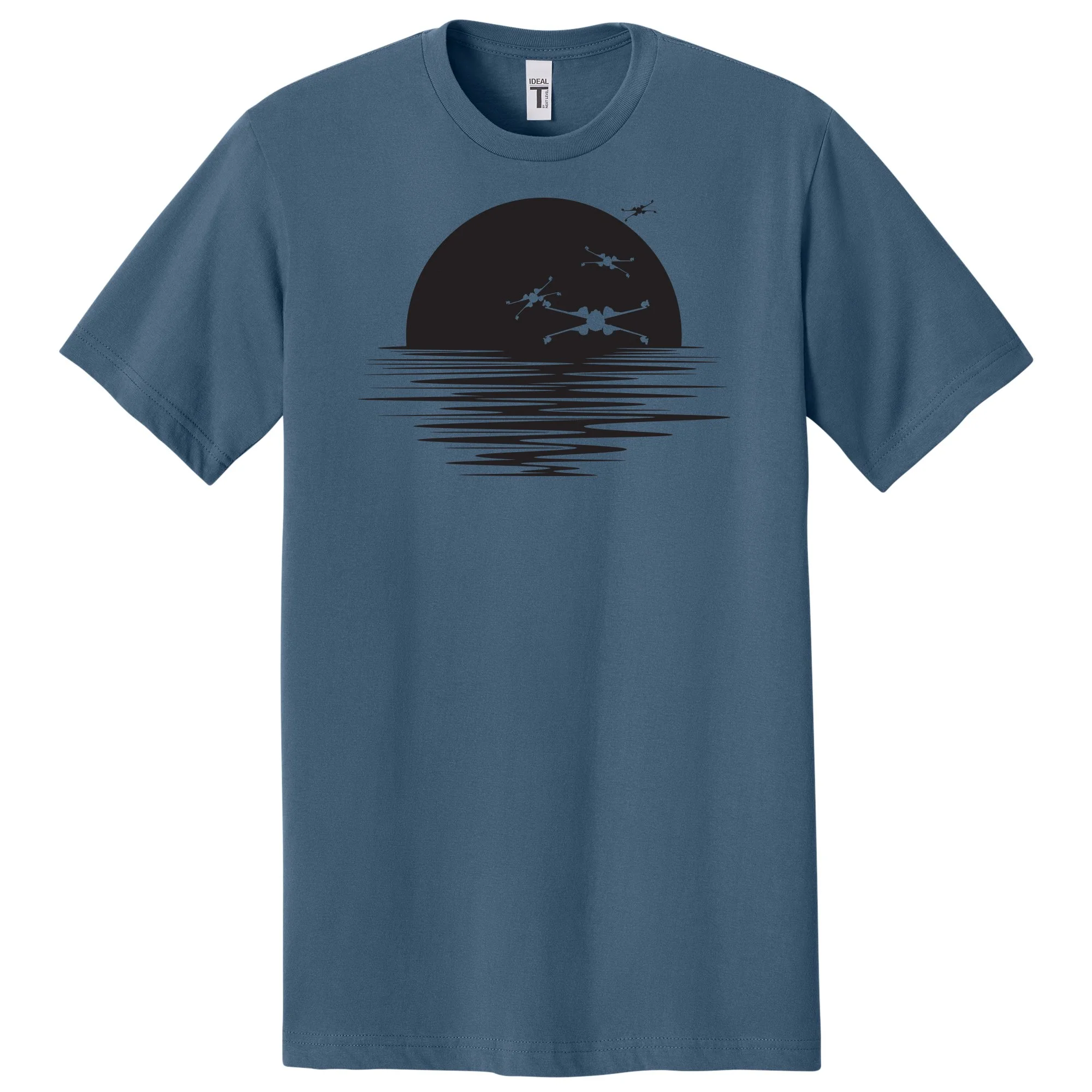 X-Wing X Wing Star Wars Sunset fun funny Nerd nerdy tshirt shirts science geeks