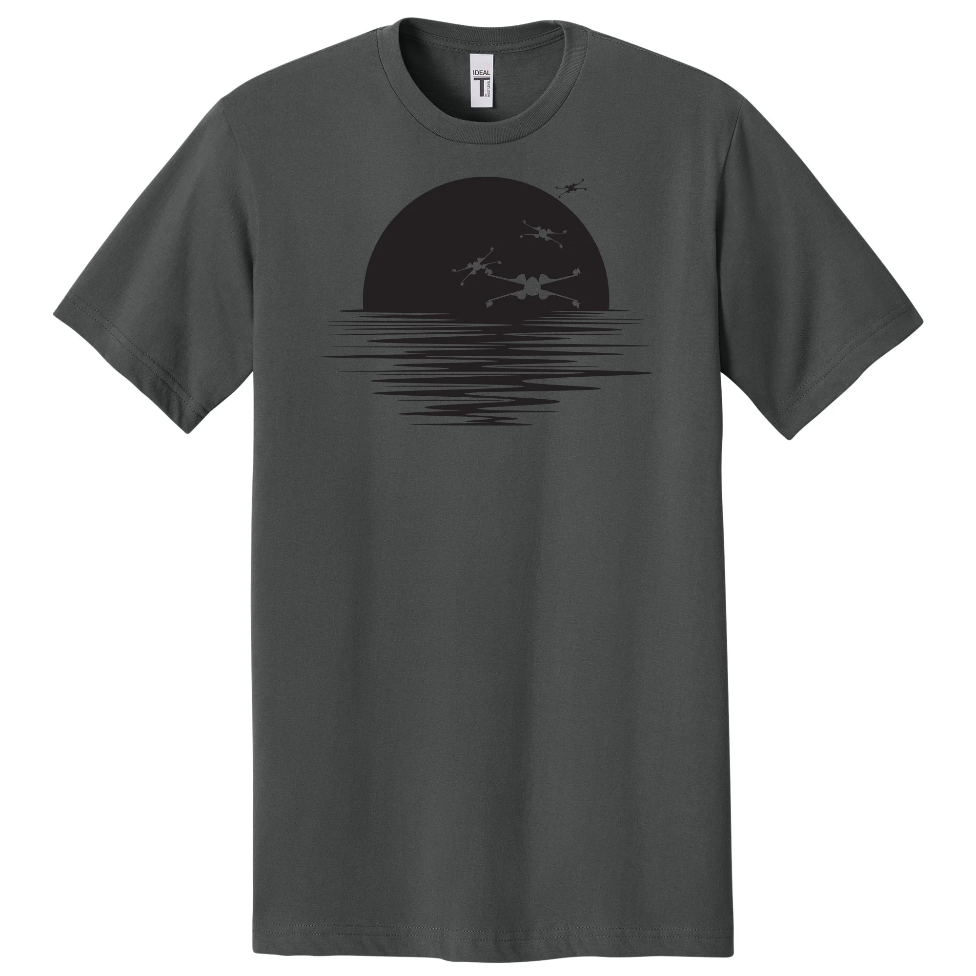 X-Wing X Wing Star Wars Sunset fun funny Nerd nerdy tshirt shirts science geeks