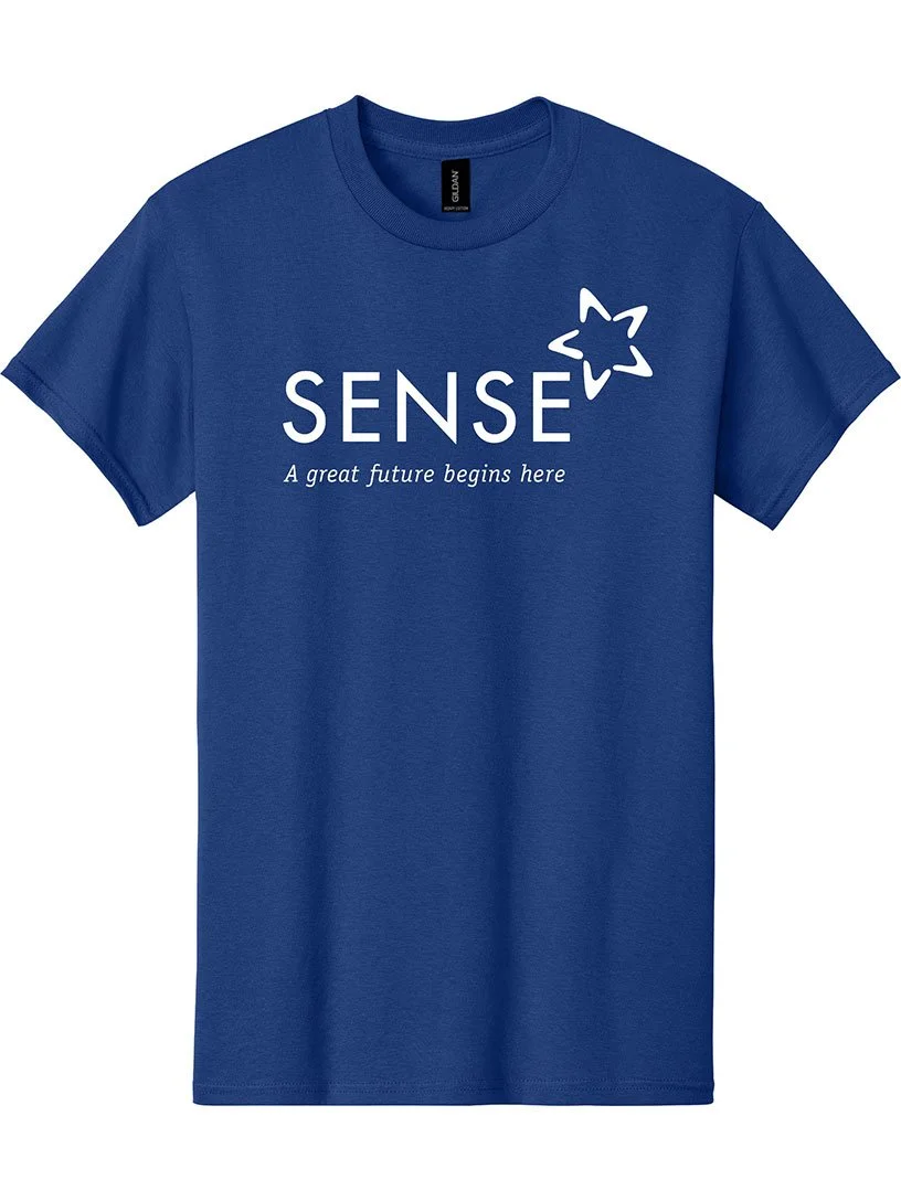 SENSE Charter Faculty and Staff Women's One-Color Tee Shirt Royal