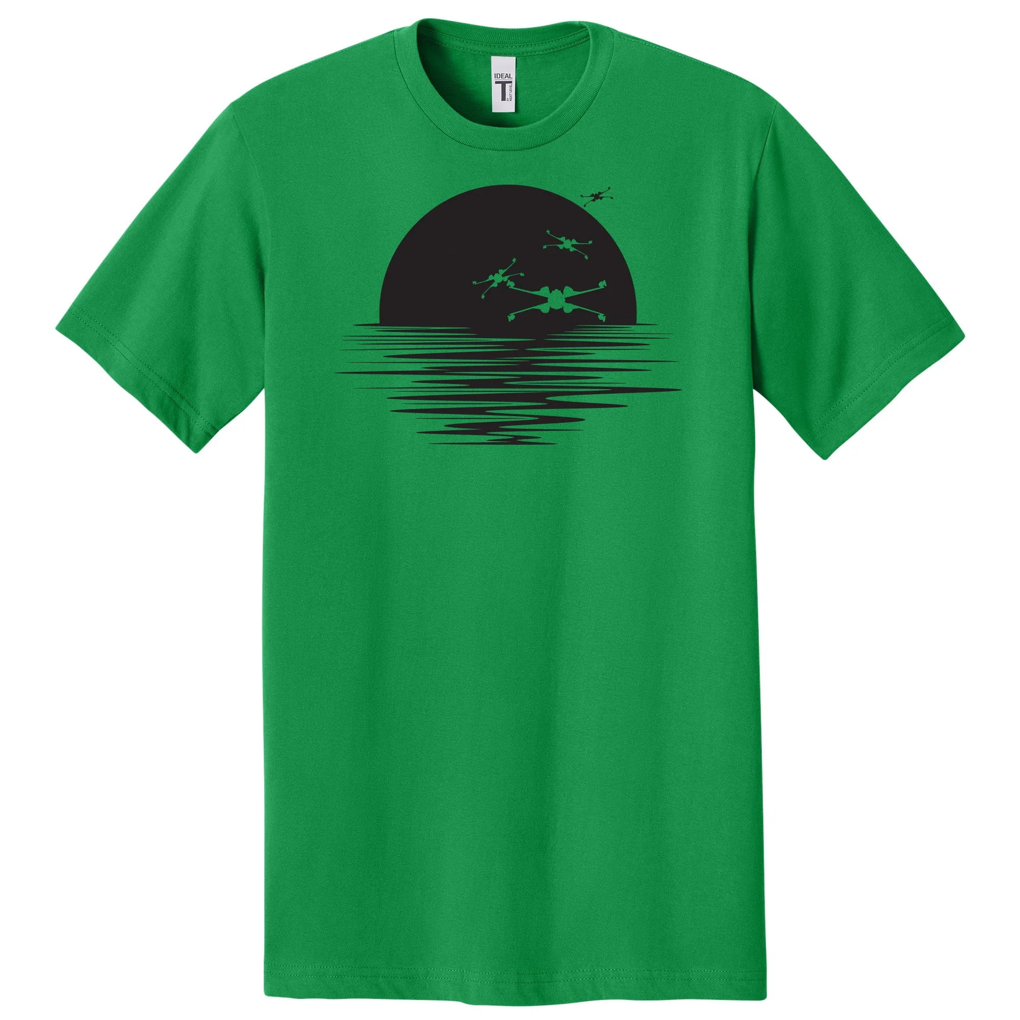 X-Wing X Wing Star Wars Sunset fun funny Nerd nerdy tshirt shirts science geeks