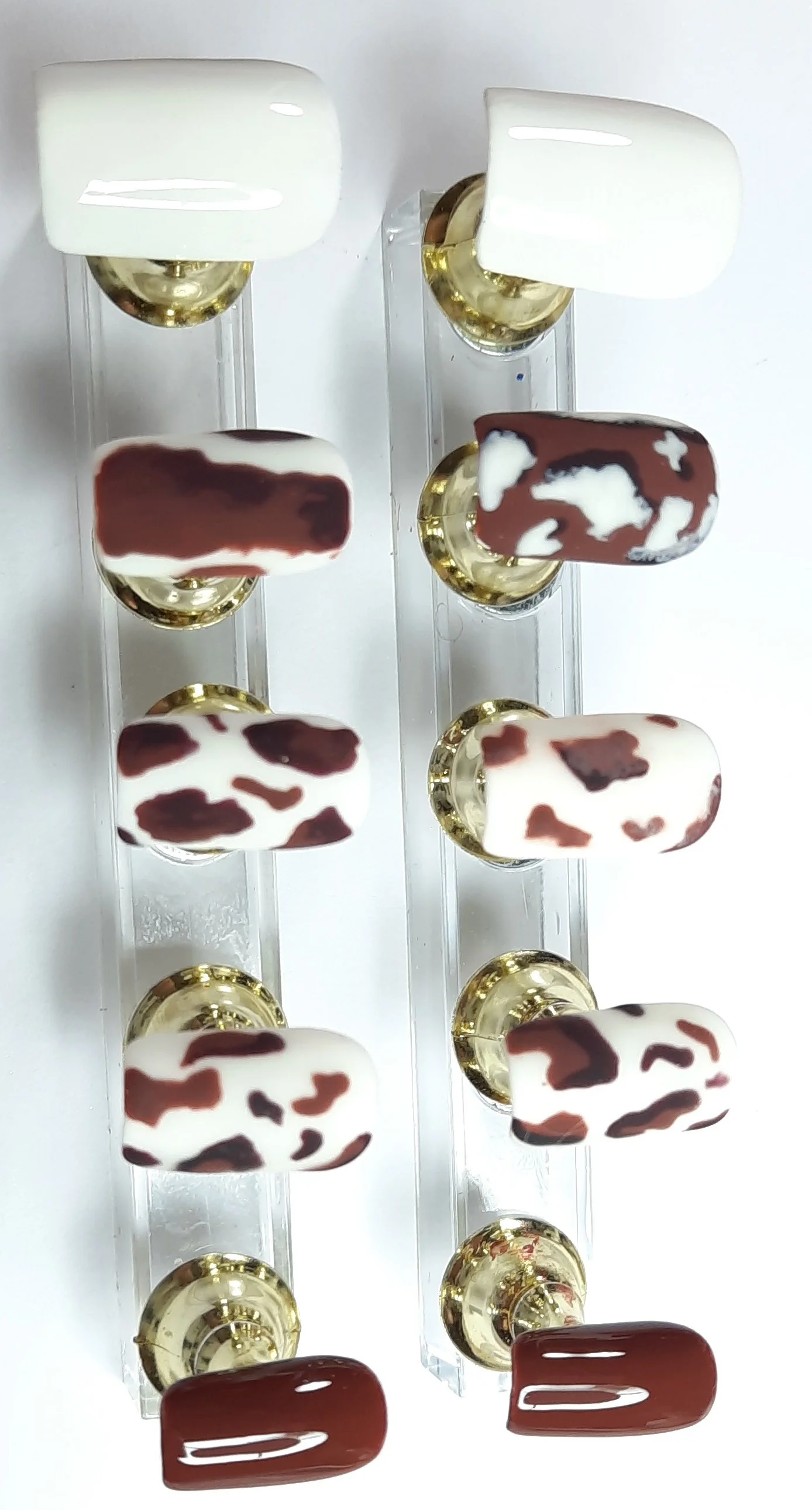 Three color cow print